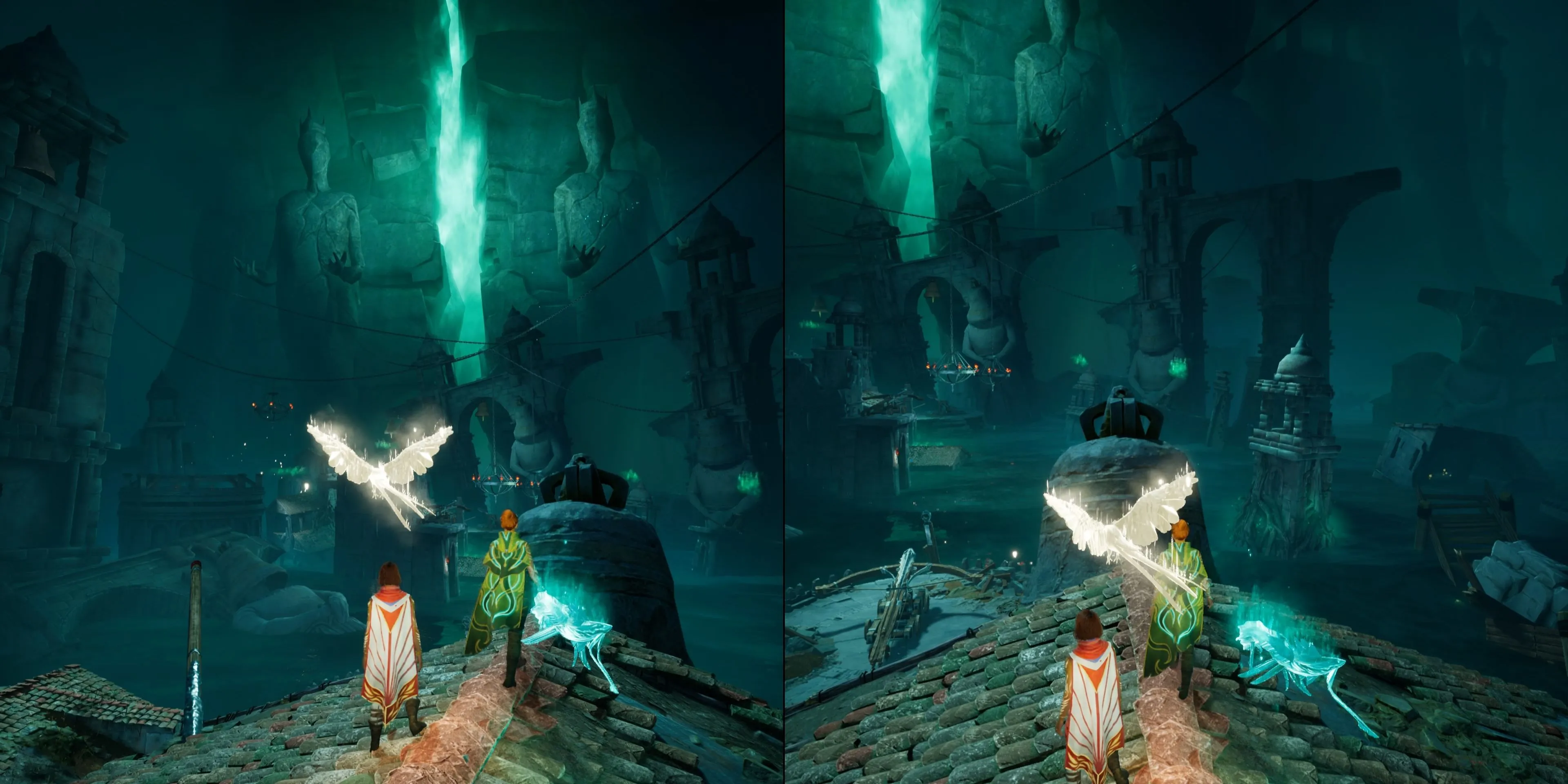 Màn chơi The Hollow với bối cảnh u tối trong game Split Fiction