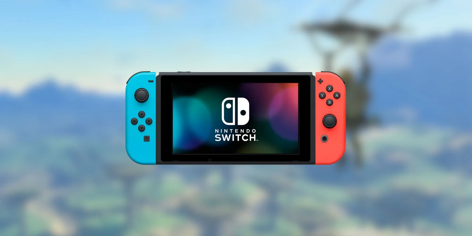 Máy chơi game hybrid Nintendo Switch ở chế độ handheld
