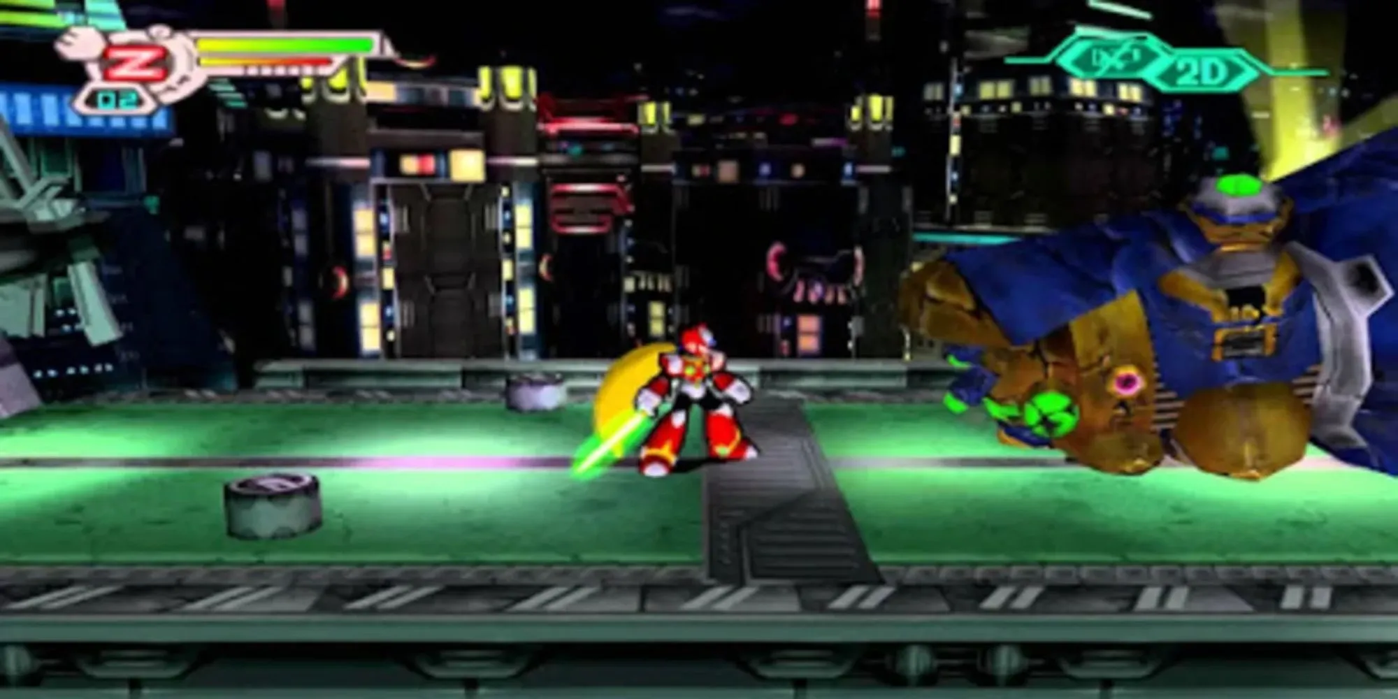 Mega Man X trong game Mega Man X7, phiên bản 3D không thành công