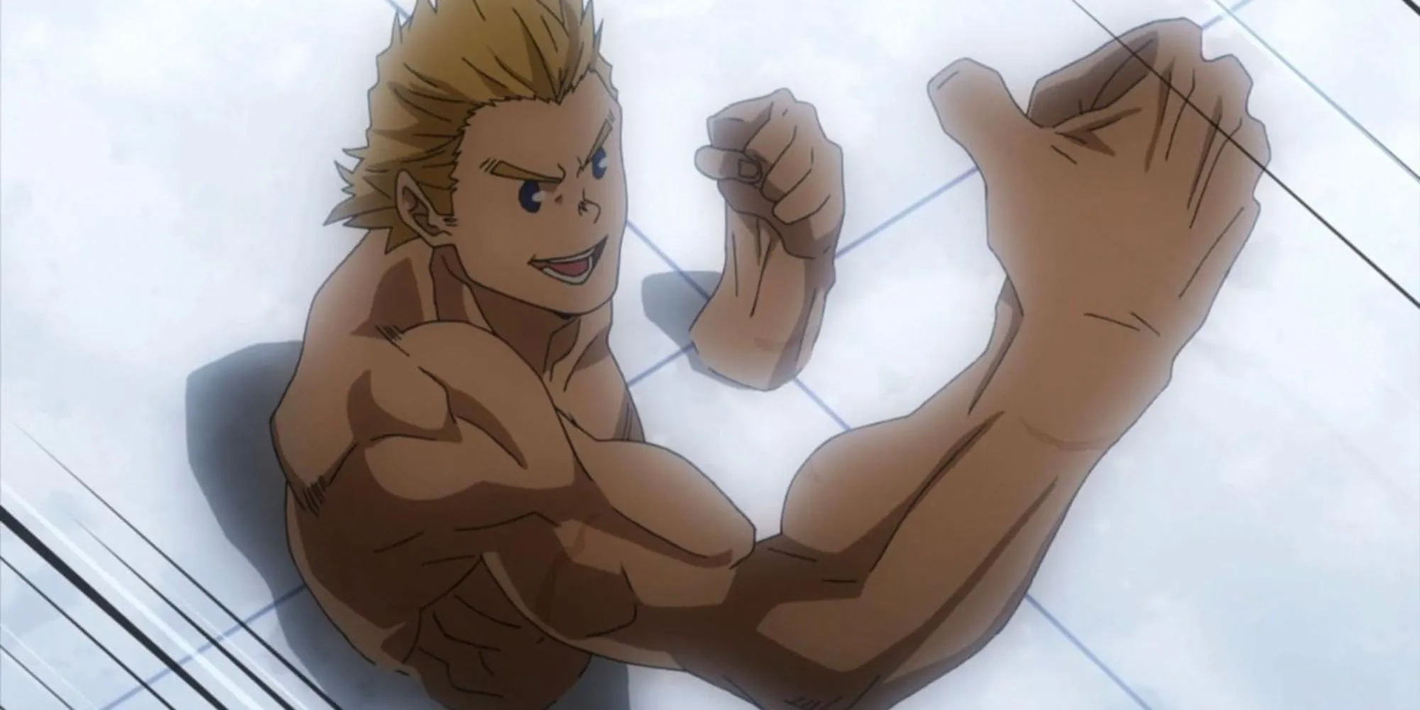 Mirio Togata kích hoạt Quirk Xuyên Thấu (Permeation)