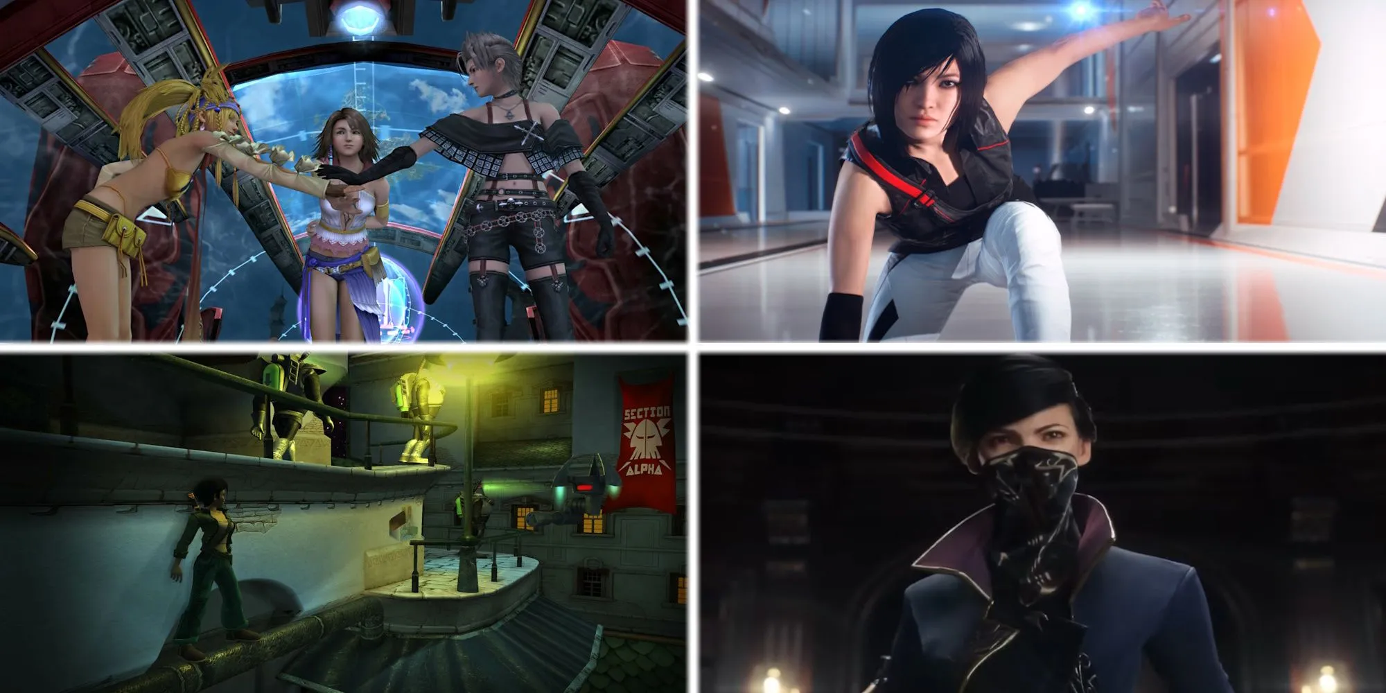 Một số nữ nhân vật chính nổi bật trong game, bao gồm Yuna, Faith, Jade và Emily Kaldwell, thường được coi là bị đánh giá thấp.