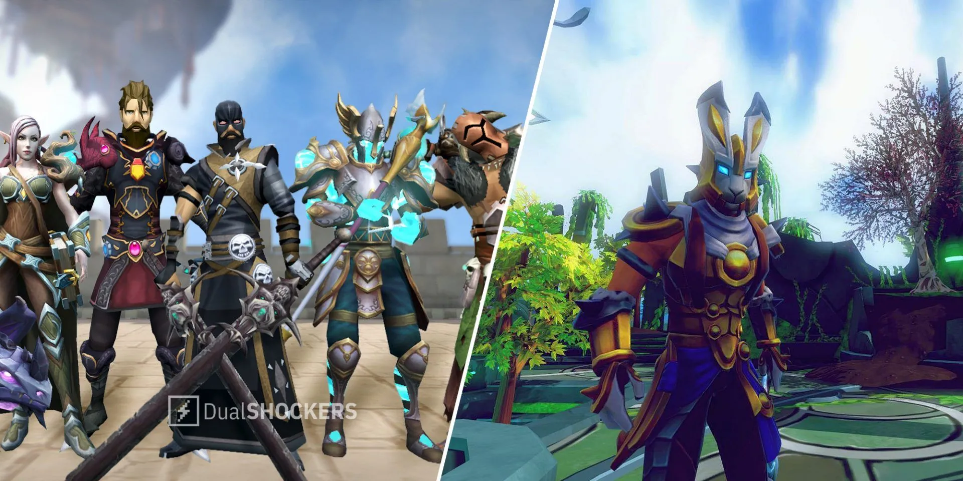 Người chơi và nhân vật trong game MMORPG RuneScape
