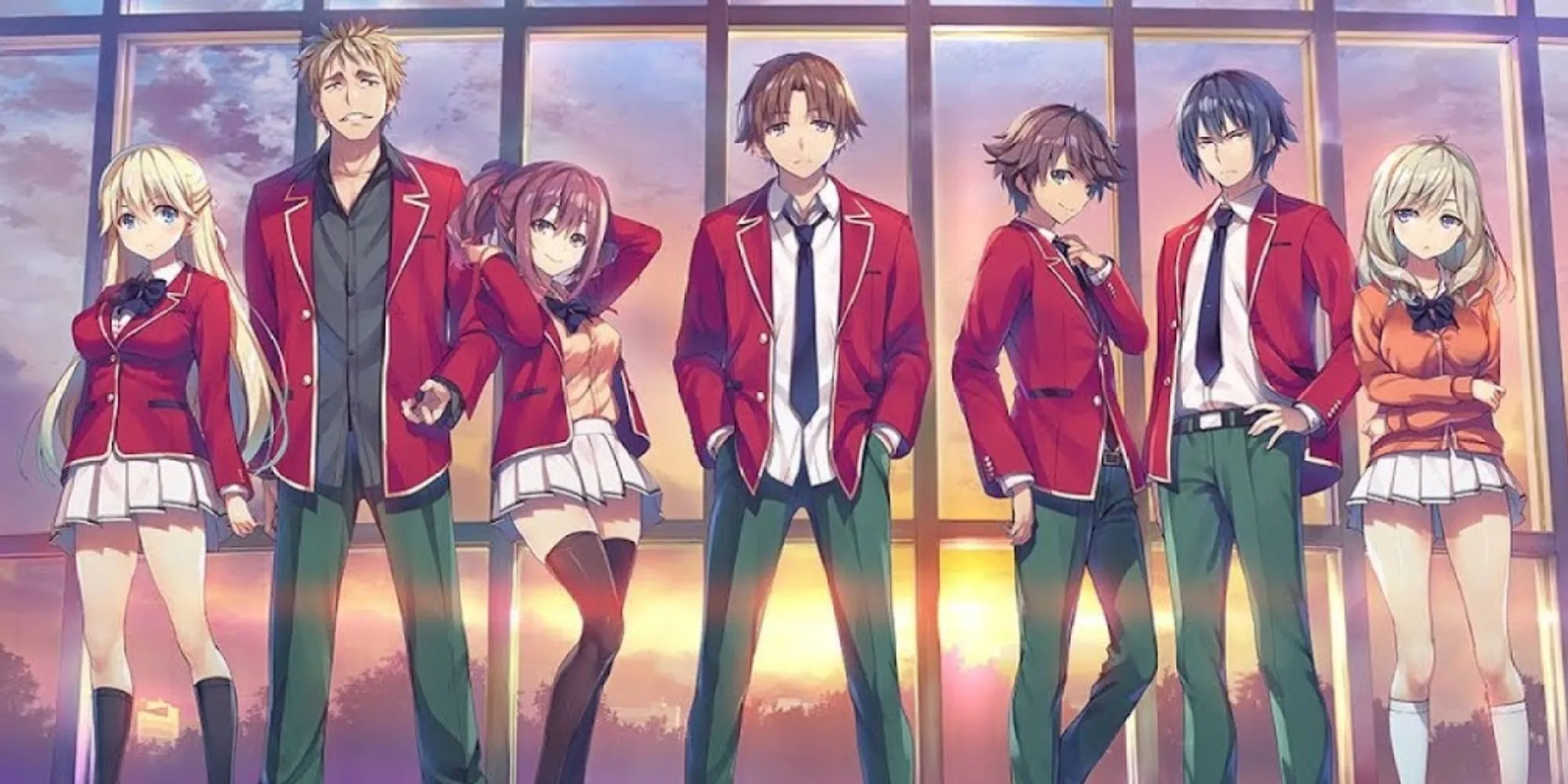Nhân vật chính của anime tâm lý học đường Lớp Học Của Ưu Tú do studio Lerche sản xuất