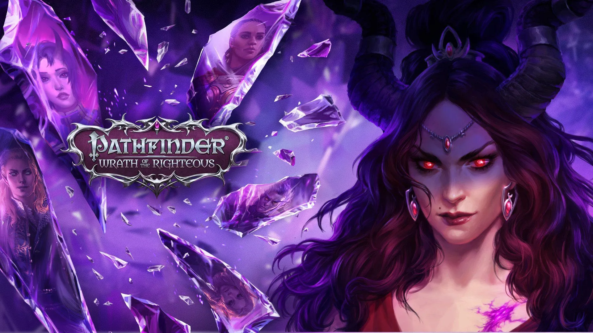 Nhân vật trong game nhập vai Pathfinder Wrath Of The Righteous chiến đấu chống quỷ