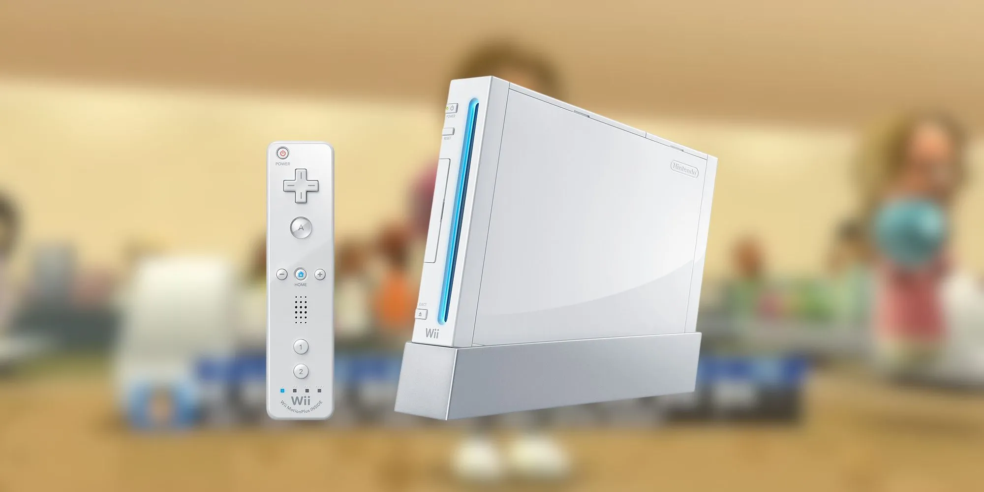 Nintendo Wii và tay cầm Wiimote đặc trưng cho phong trào motion control