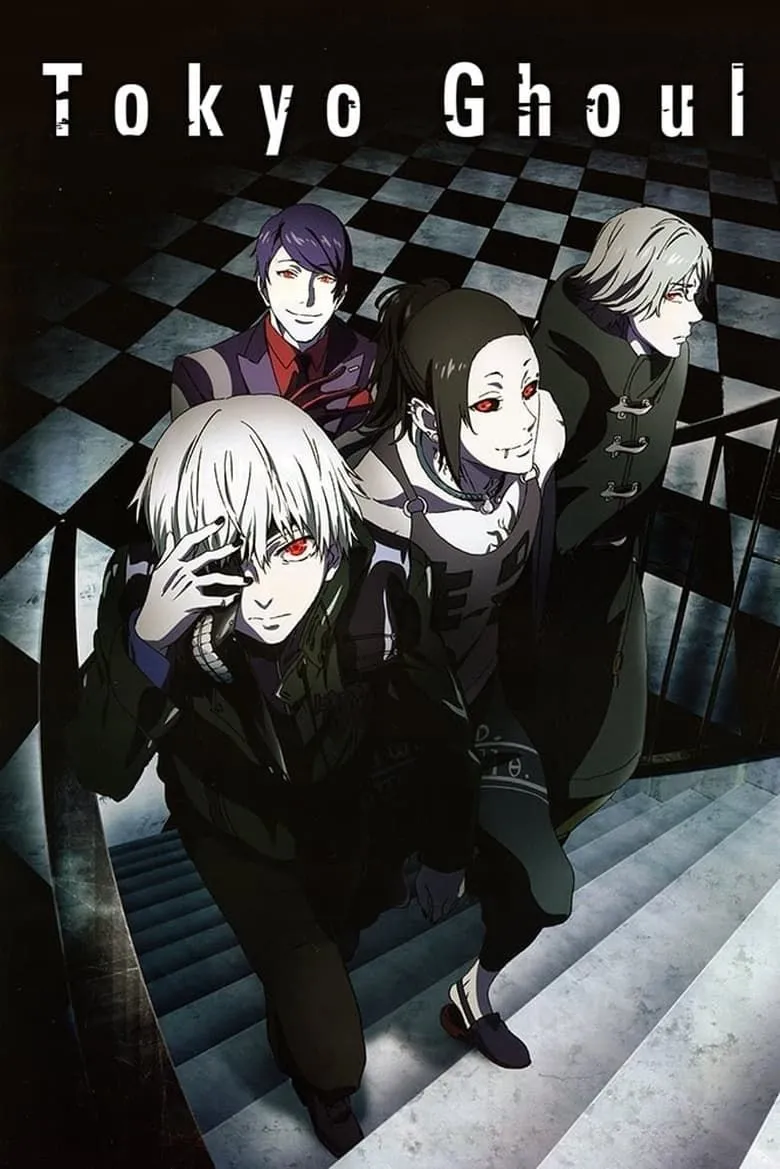 Poster chính thức của anime Tokyo Ghoul
