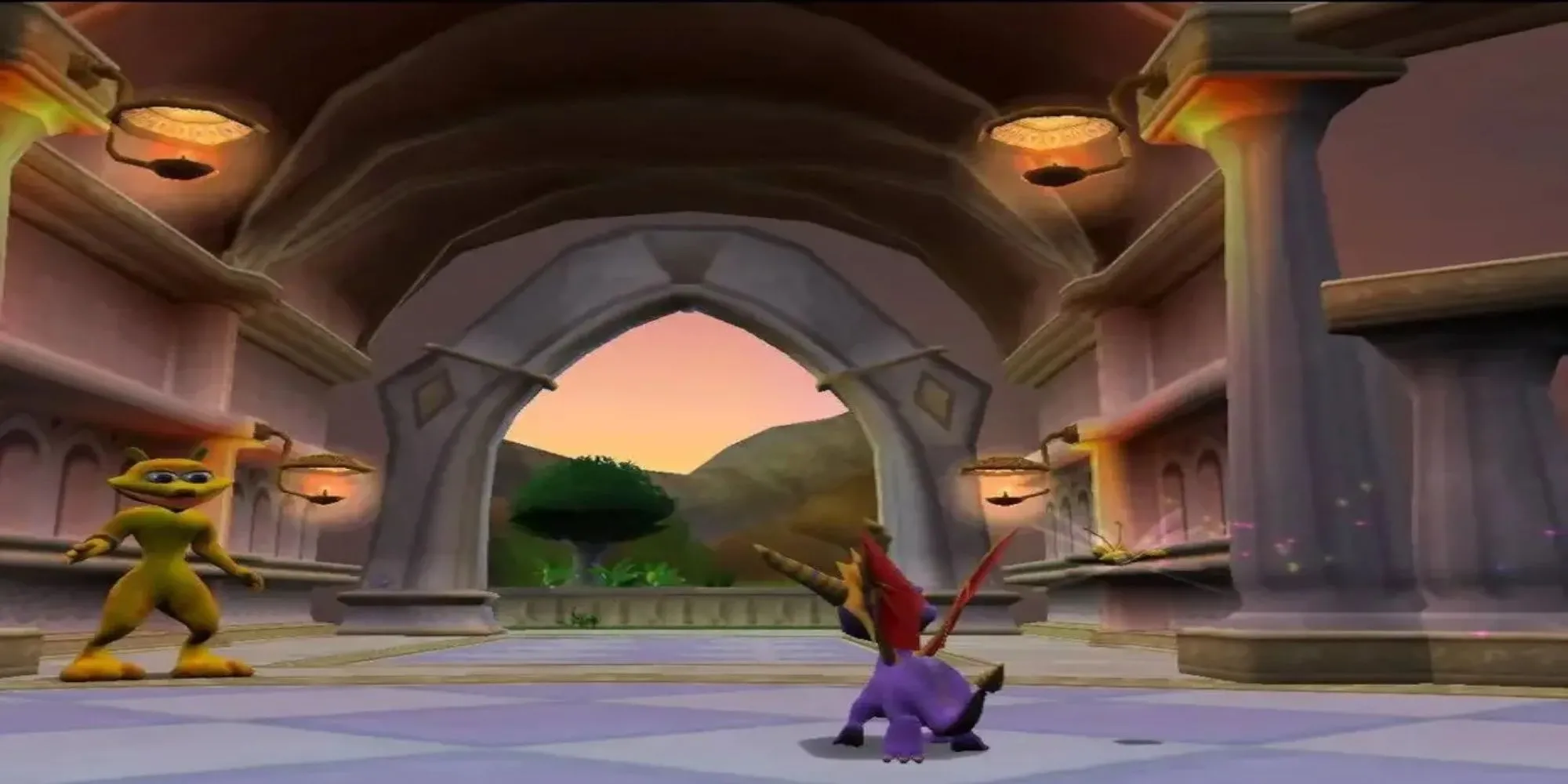 Rồng Spyro trong game Enter the Dragonfly trên PS2