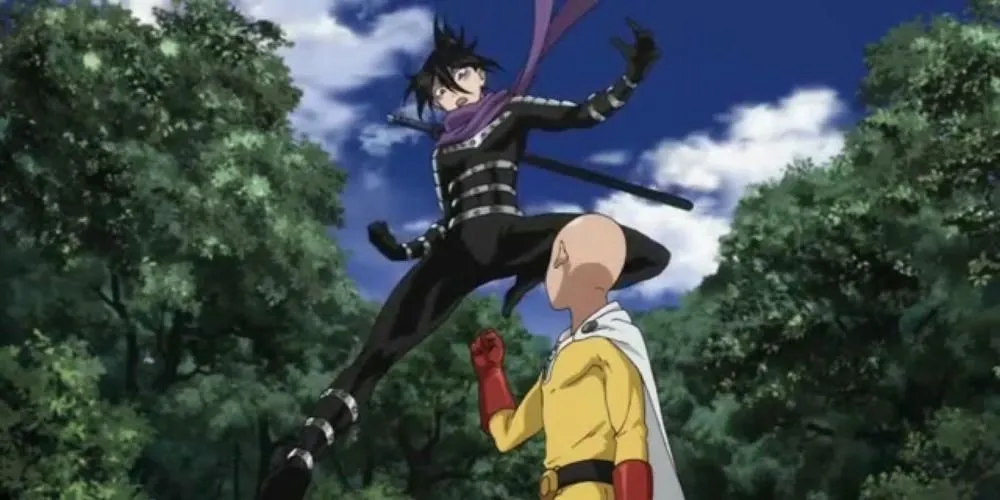 Saitama dễ dàng vượt qua tốc độ của Speed-o'-Sound Sonic trong One Punch Man
