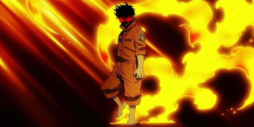 Shinra Kusakabe đạt tới tốc độ vượt ánh sáng trong Fire Force