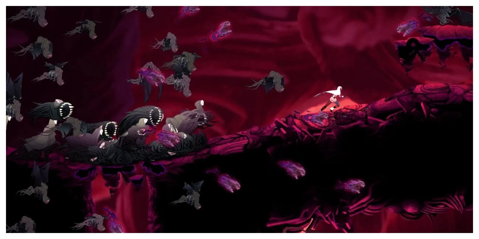 Sundered: Eldritch Edition với đồ họa kinh dị Eldritch và cảnh chiến đấu hoành tráng.