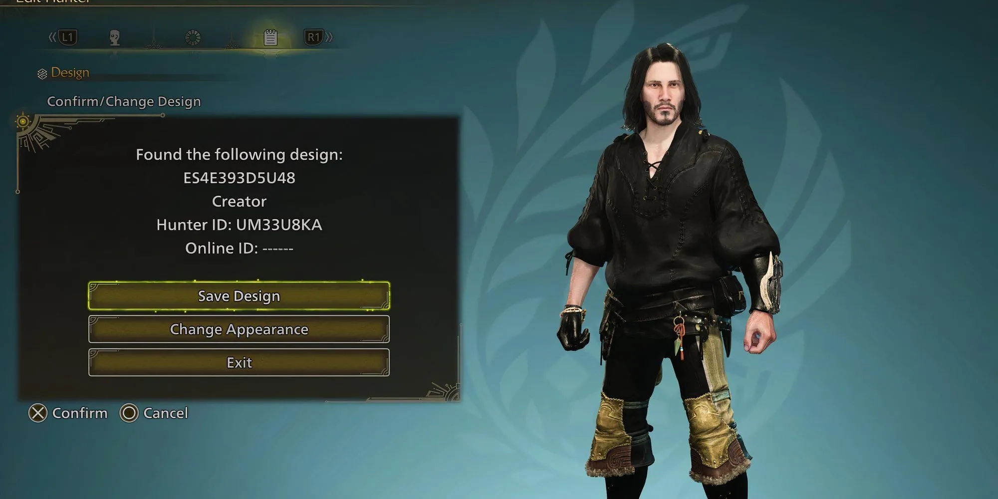 Tạo hình diễn viên Keanu Reeves (John Wick) ấn tượng trong Monster Hunter Wilds