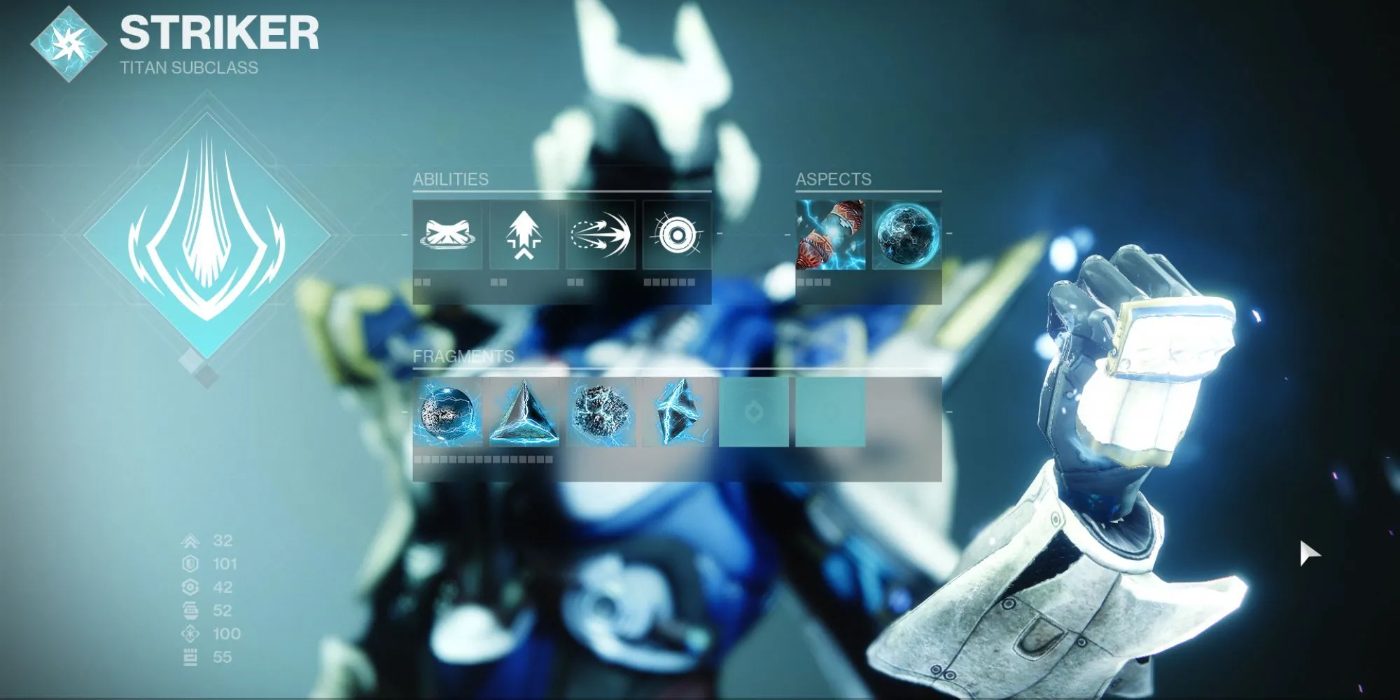 Titan Arc sử dụng Aspect Storm's Keep và Barricade trong Destiny 2