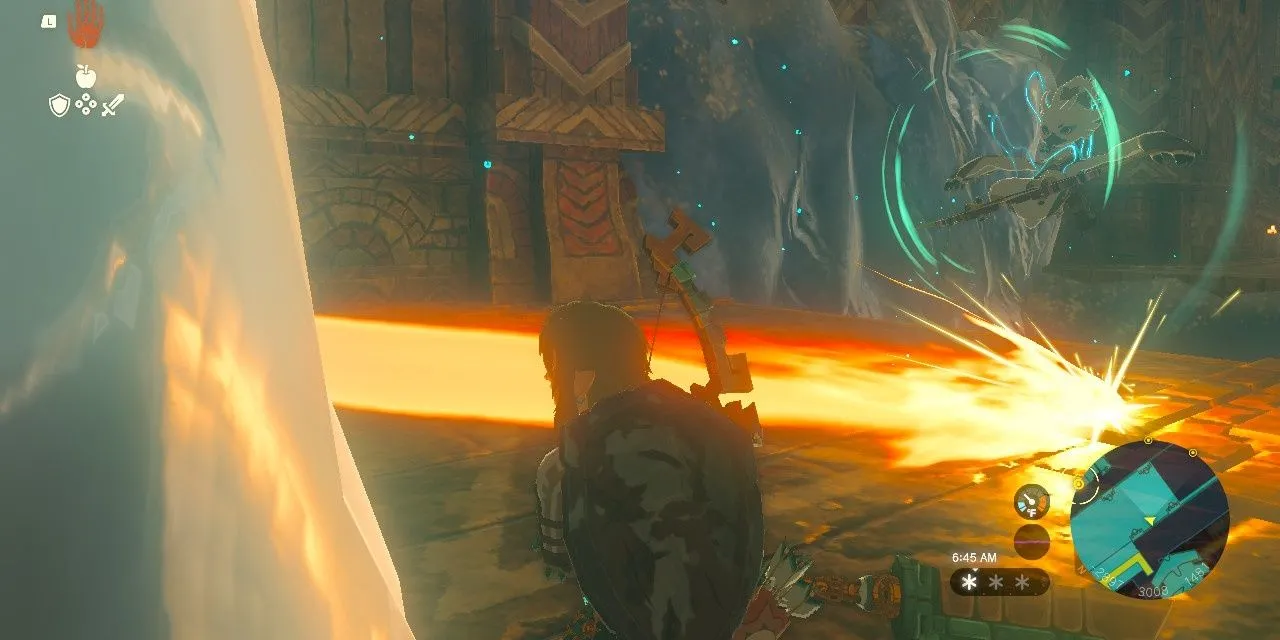 Tulin chiến đấu cùng Link trong The Legend of Zelda: Tears of the Kingdom