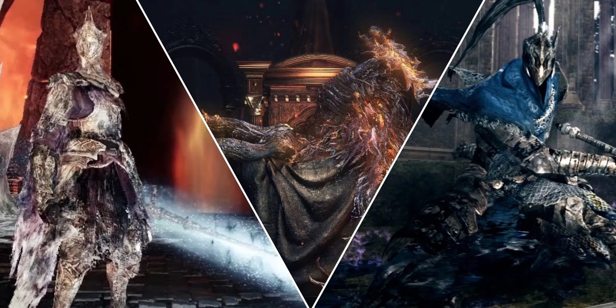 Tuyển tập một số boss DLC Soulsborne khó nhất được xếp hạng: Burnt Ivory King, Laurence, The First Vicar và Artorias
