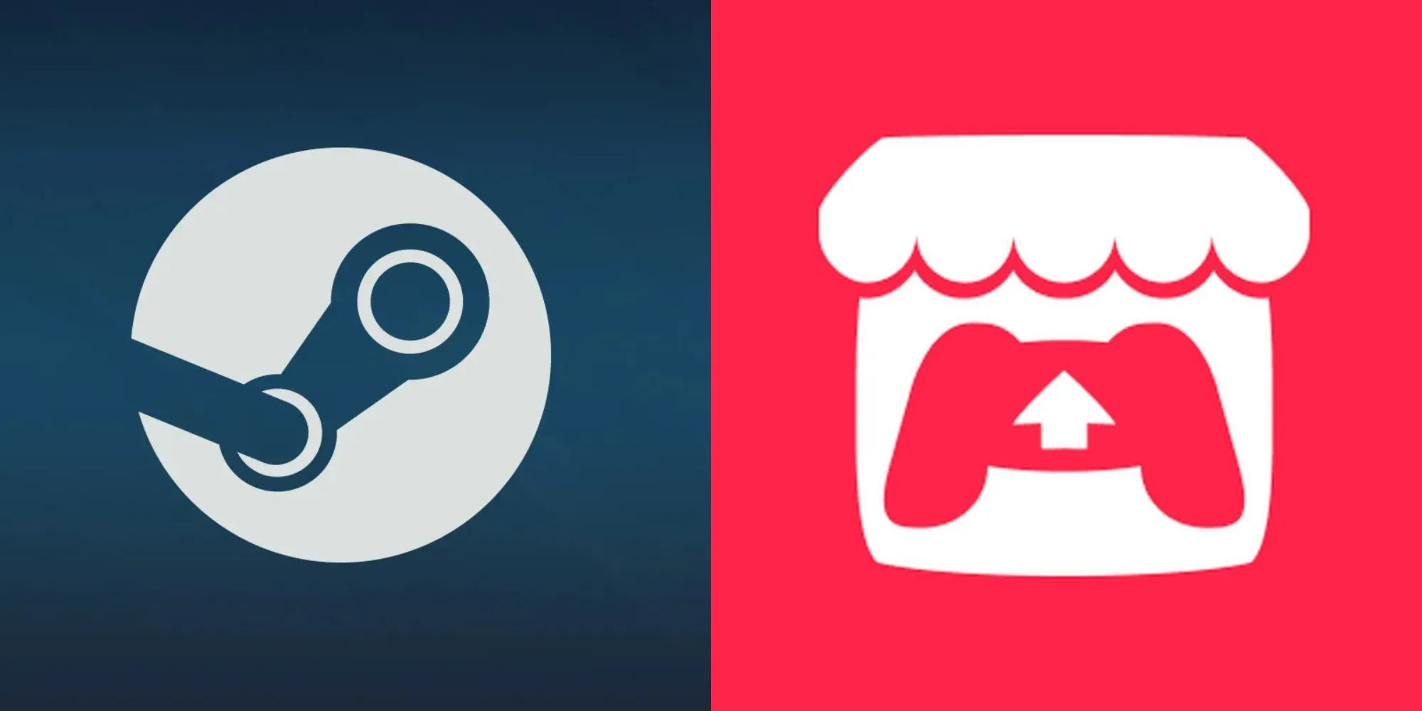 Biểu tượng Steam và Itch.io – Hai nền tảng game lớn đang chịu áp lực kiểm duyệt nội dung không ngừng.