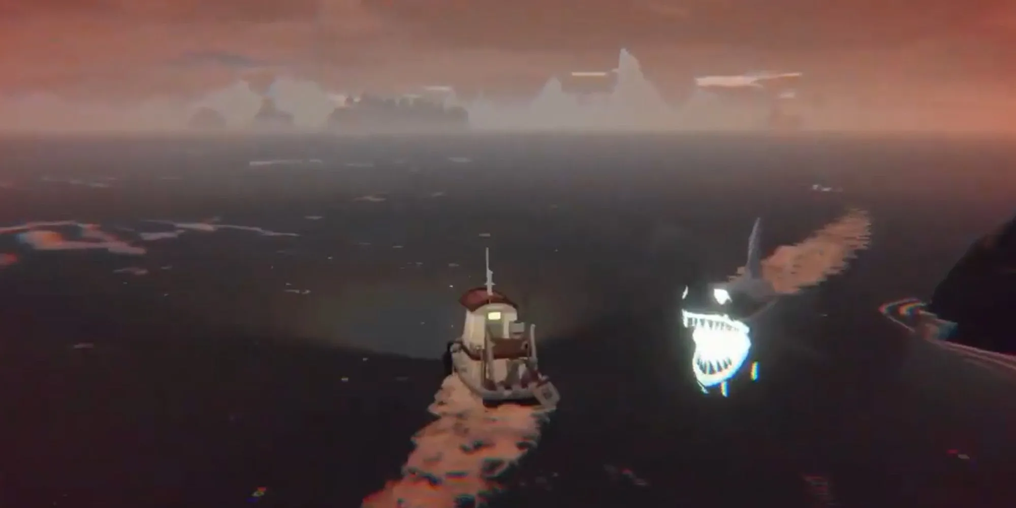 Cá mập ma quái trong game kinh dị câu cá Dredge