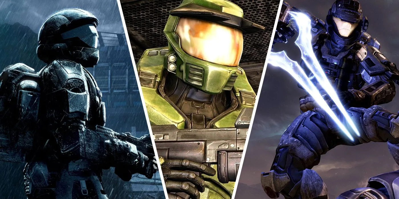 Các nhân vật nổi bật trong Halo: The Master Chief Collection như Master Chief và Noble Six