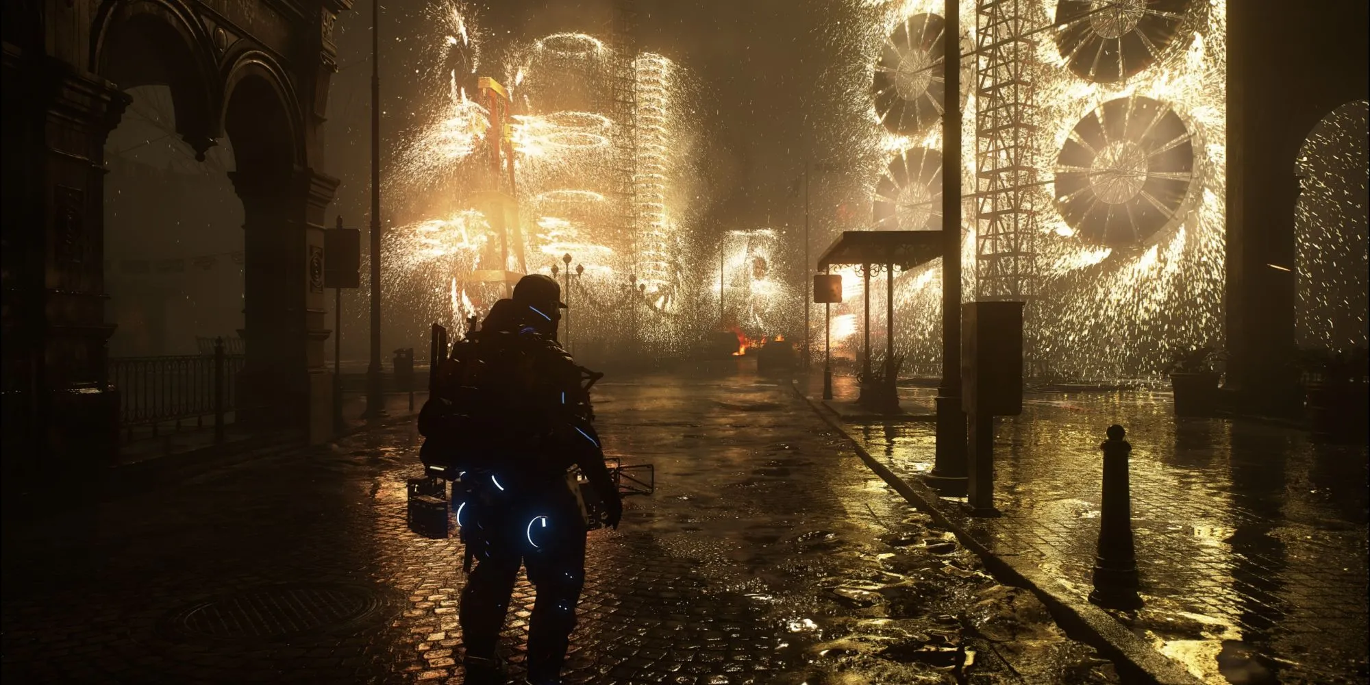 Độ chi tiết nhân vật và hiệu ứng hình ảnh trong Death Stranding 2 được thể hiện mượt mà ngay cả trong những cảnh phức tạp