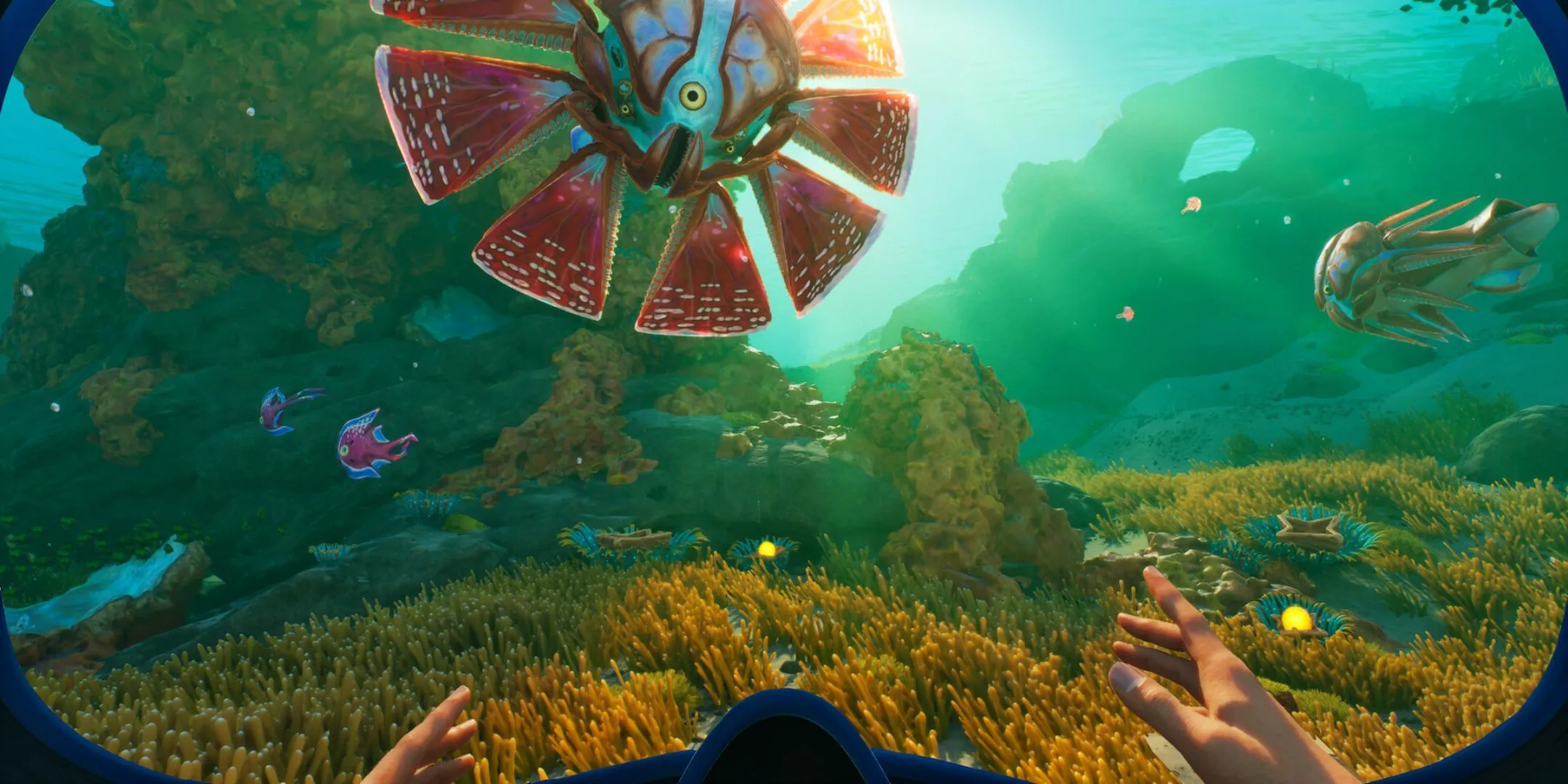 Game thủ khám phá thế giới dưới nước đầy màu sắc trong Subnautica 2.