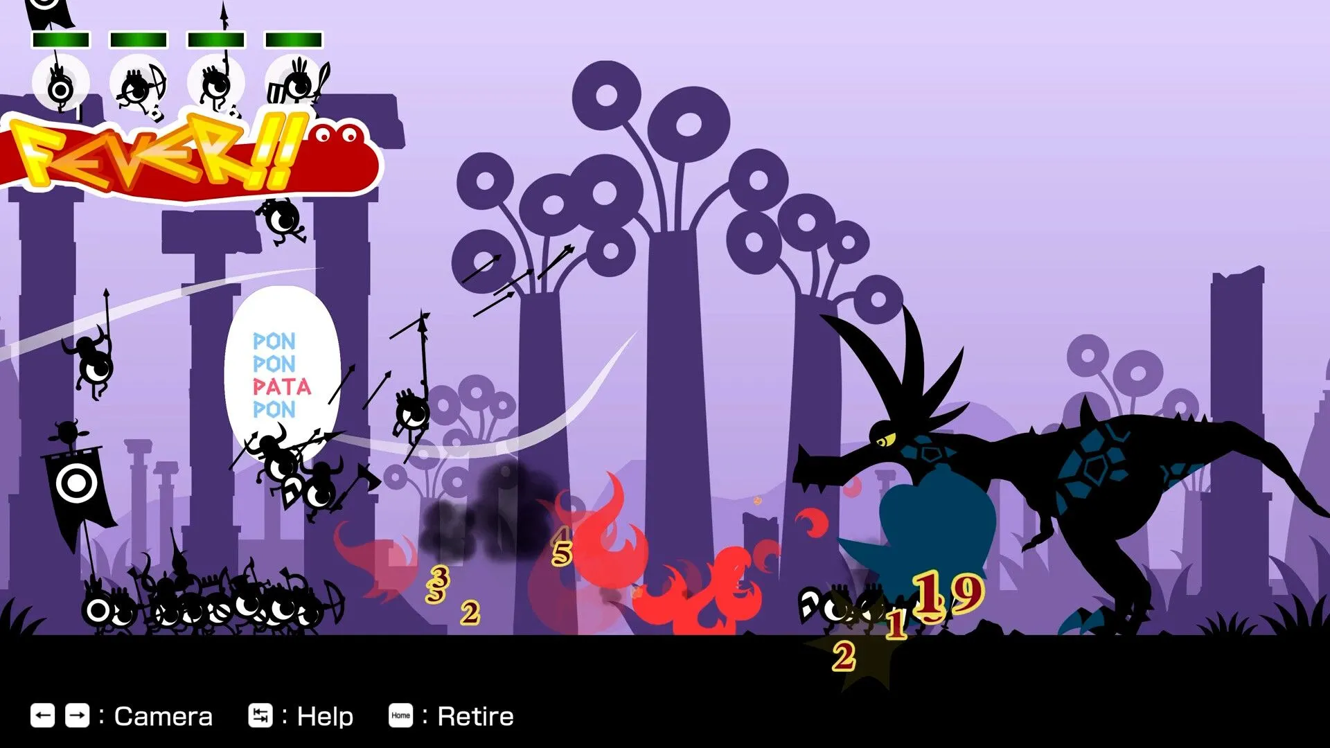 Gameplay độc đáo của Patapon với nhịp điệu và các đơn vị quân đội