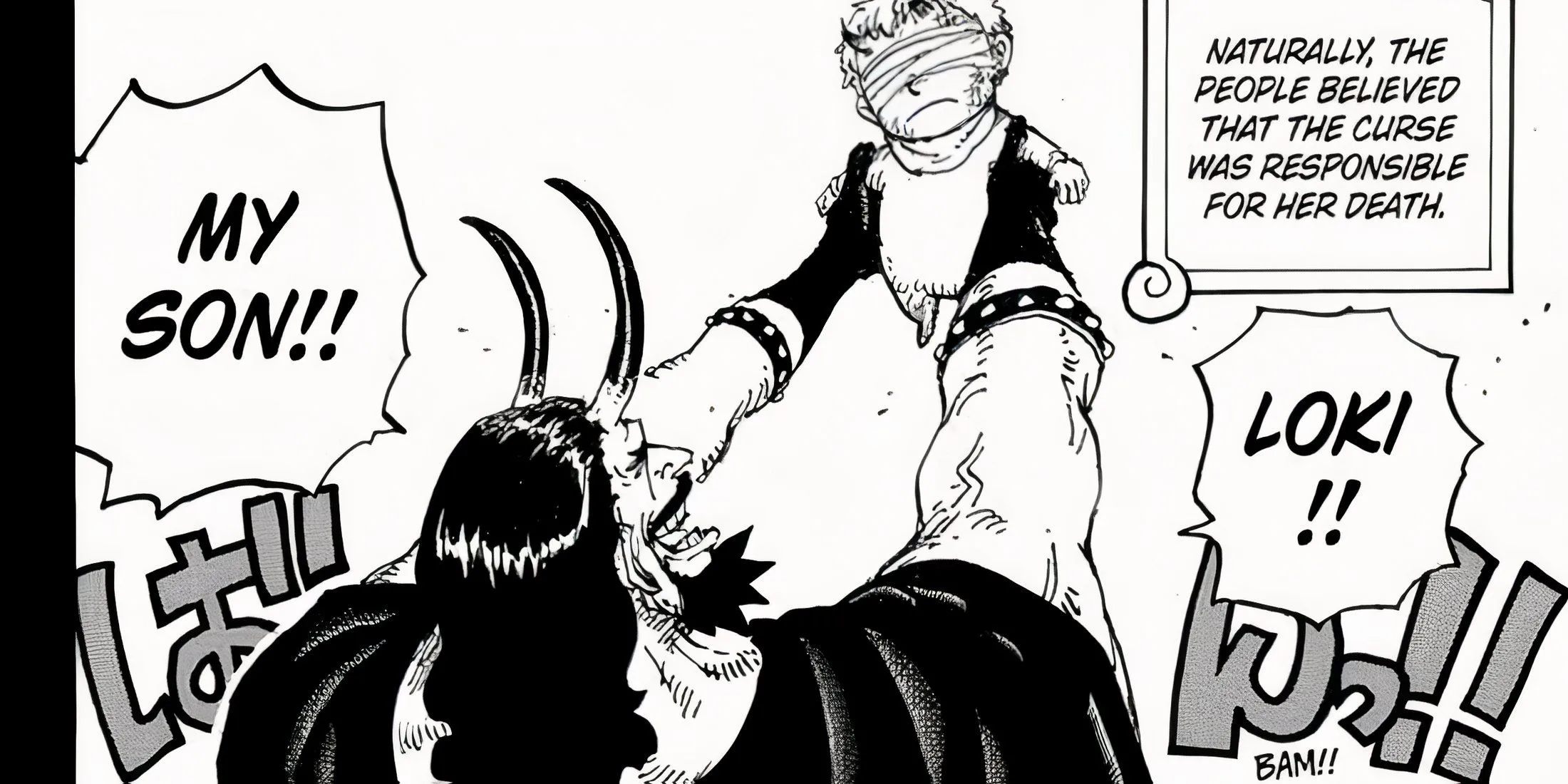 Harald và Loki trong One Piece Chapter 1155, liên quan đến arc Elbaf