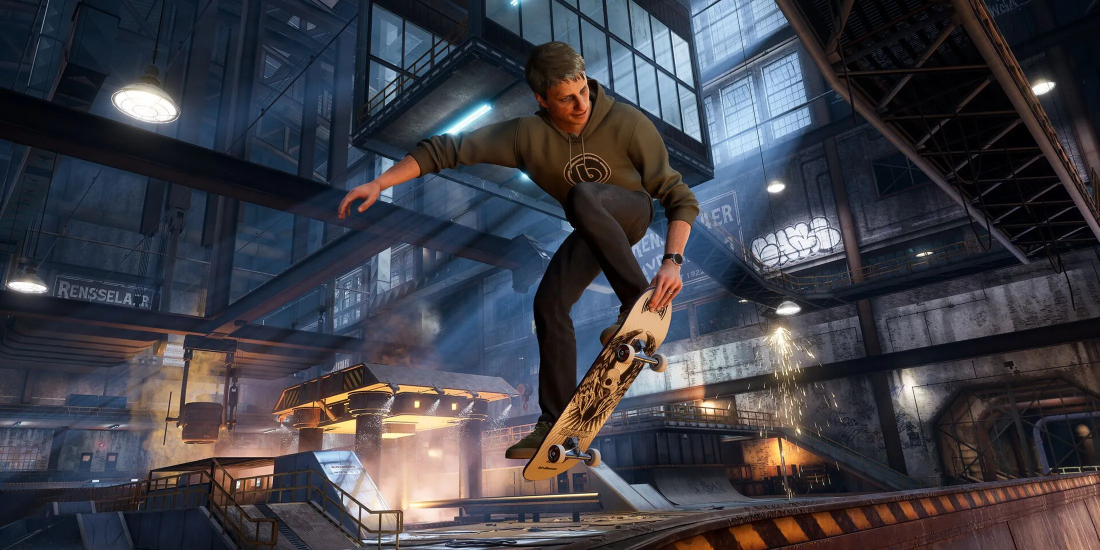 Hình ảnh gameplay Tony Hawk's Pro Skater 3 + 4 thể hiện giao diện game trượt ván năng động.