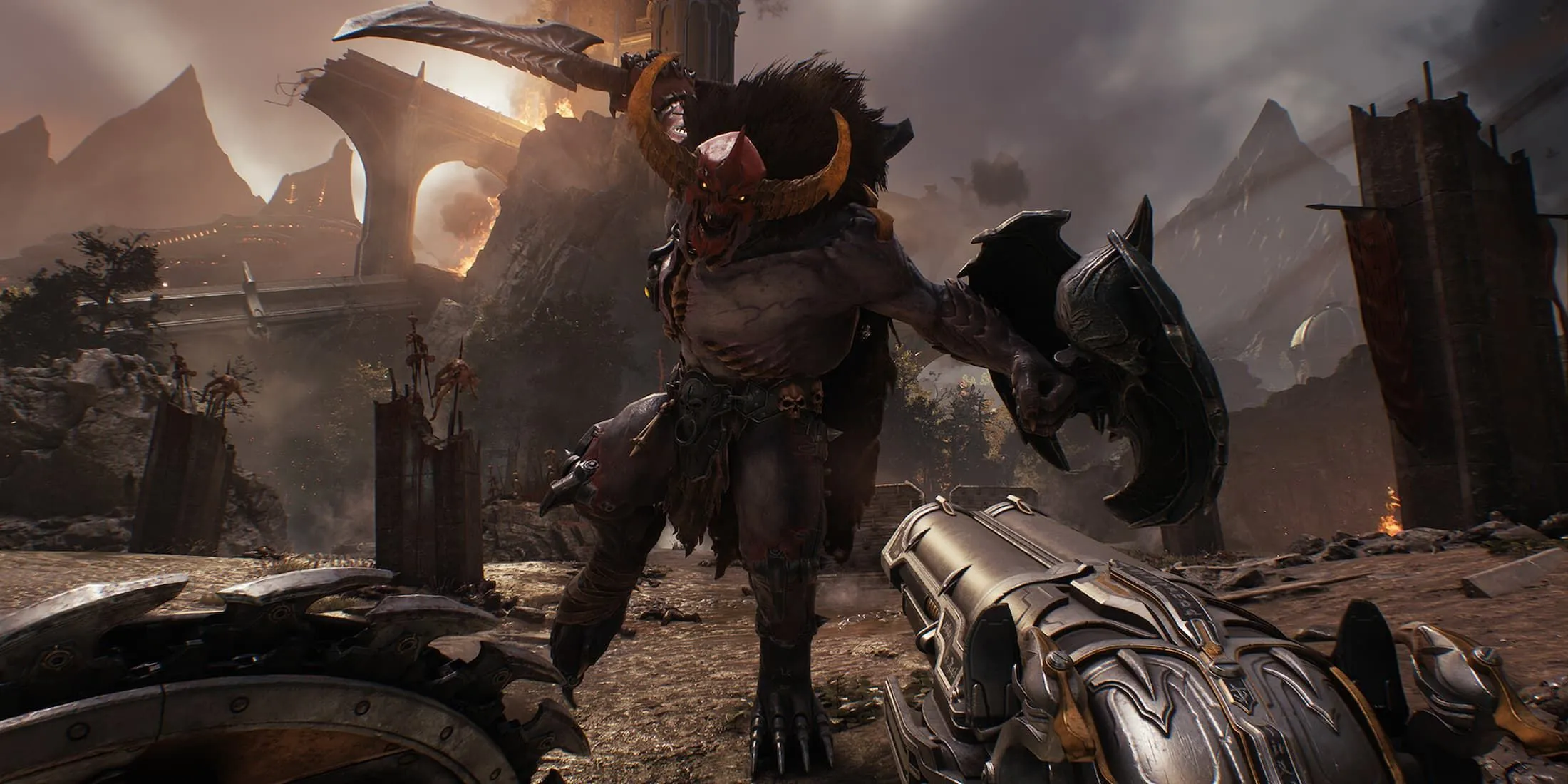 Khiên và Super Shotgun, vũ khí đặc trưng trong Doom: The Dark Ages