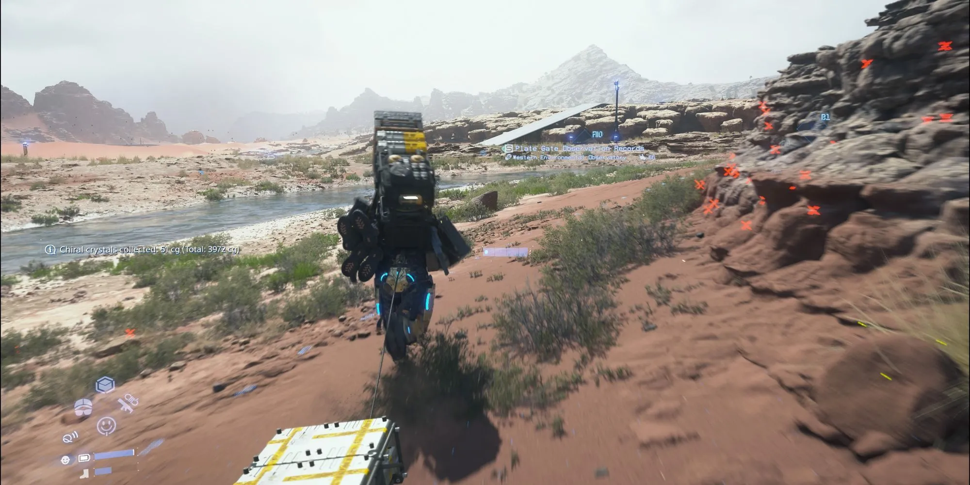 Khung cảnh hoang vu và rộng lớn của lục địa Australia trong thế giới của Death Stranding 2
