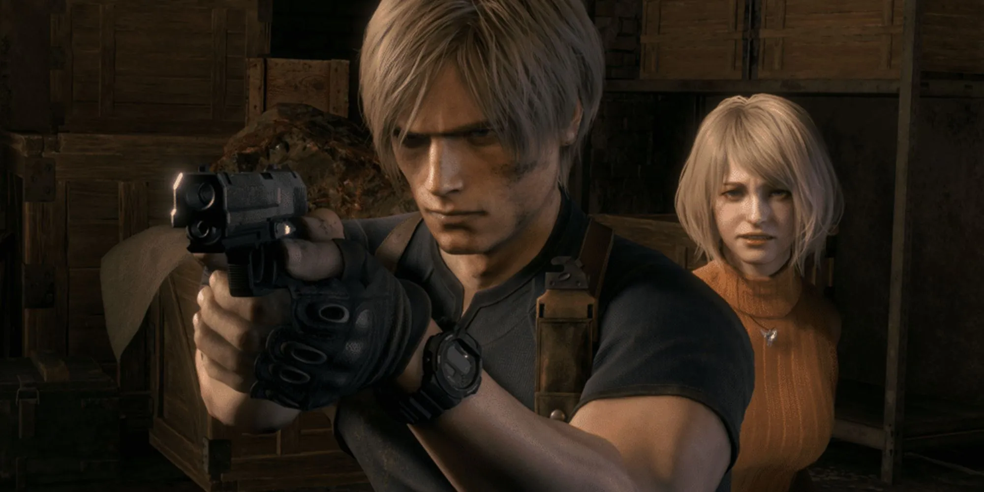 Leon Kennedy và Ashley Graham trong Resident Evil 4, nhân vật được nhiều fan mong đợi xuất hiện trong các dự án RE mới.