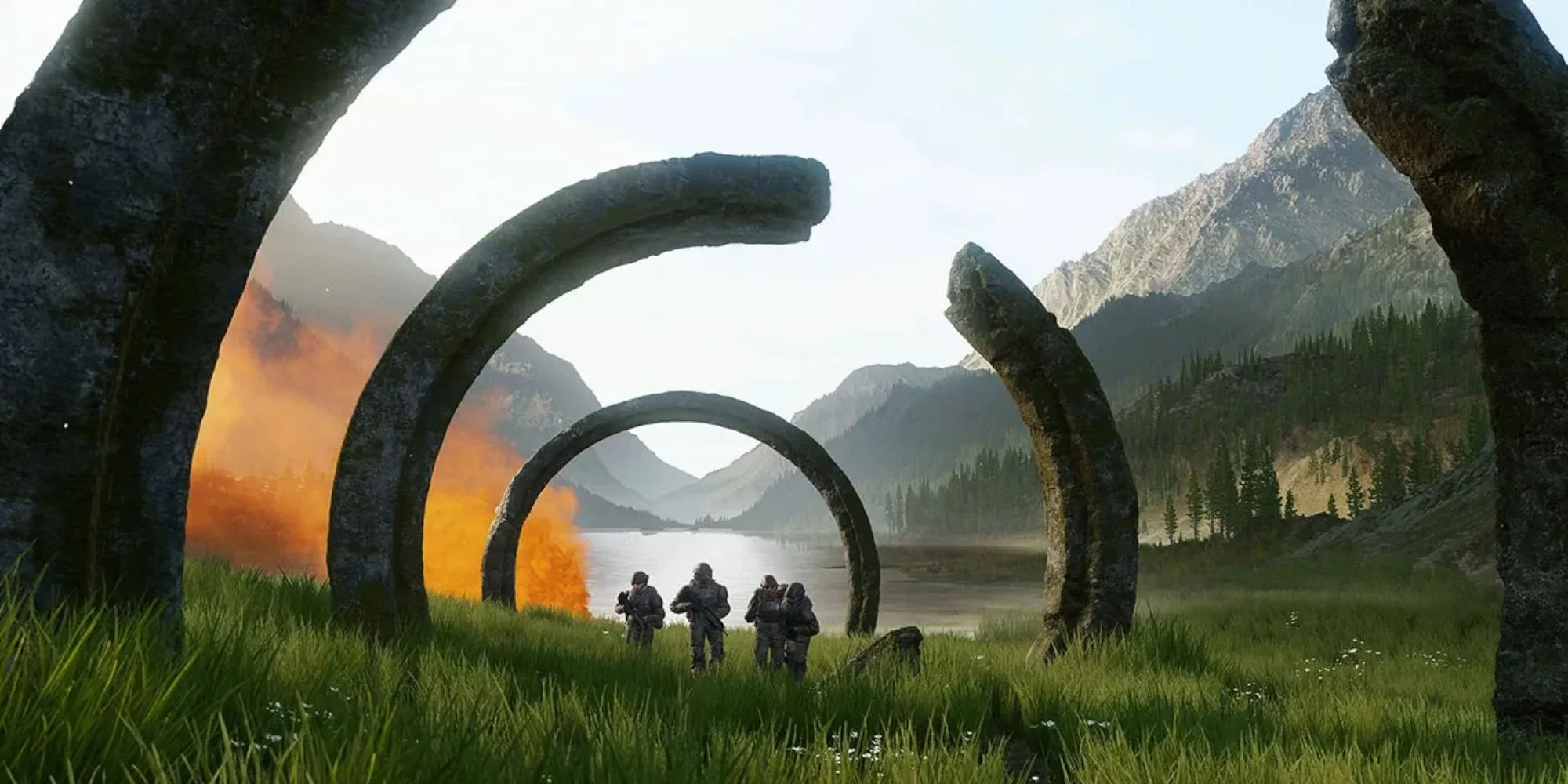 Logo Halo Infinite, biểu tượng cho cuộc chiến của các nhà phát triển Xbox chống lại nguy cơ AI thay thế