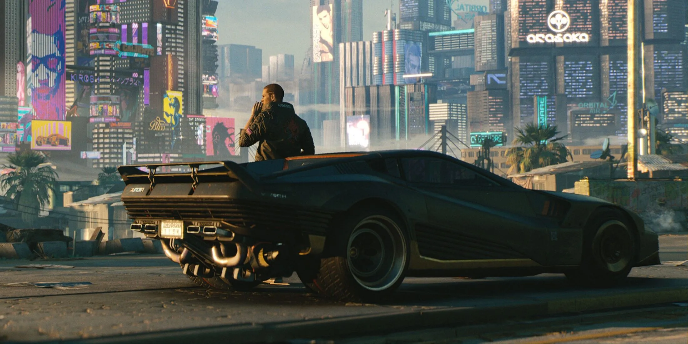 Nhân vật V của Cyberpunk 2077 với trang bị tiên tiến, sẵn sàng cho những cuộc phiêu lưu mới tại Night City.