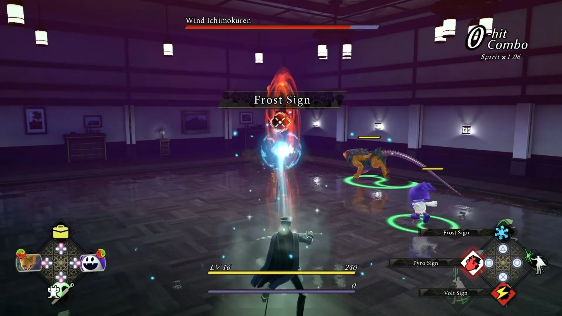 Raidou và đồng minh quỷ chiến đấu kết hợp trong RAIDOU Remastered