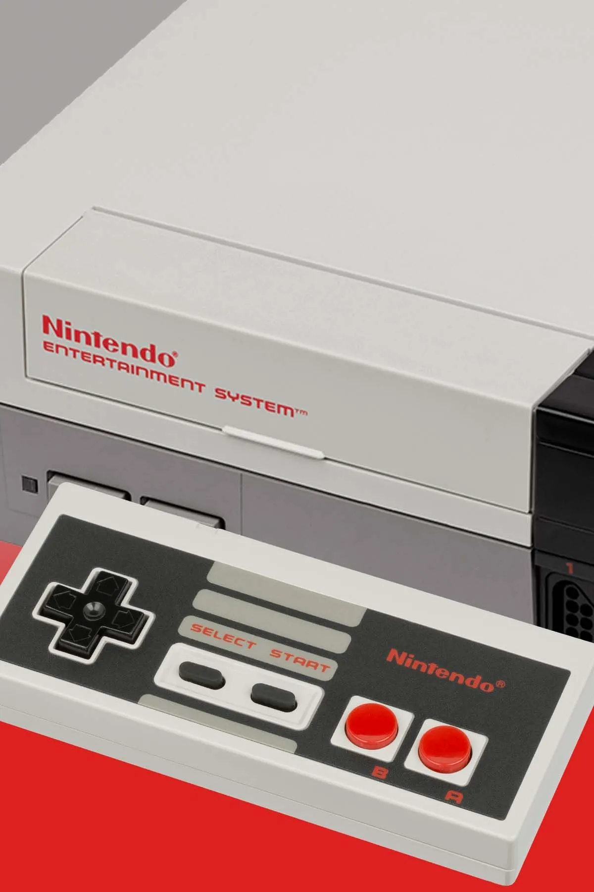 Thông tin chi tiết về hệ máy Nintendo Entertainment System (NES) bao gồm thương hiệu, ngày ra mắt và giá bán.