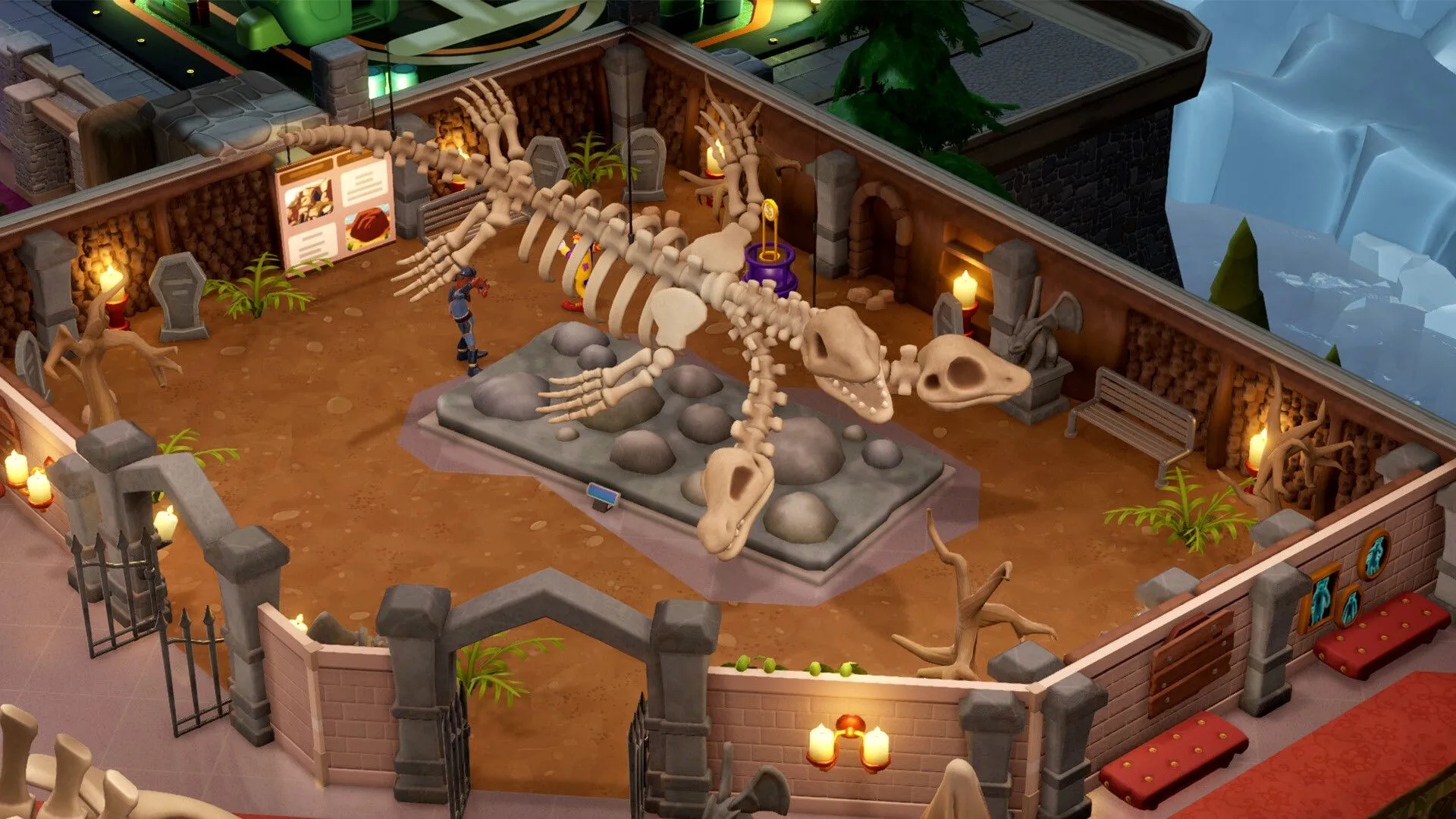 Trưng bày các hiện vật phép thuật mới trong DLC Fantasy Finds của Two Point Museum