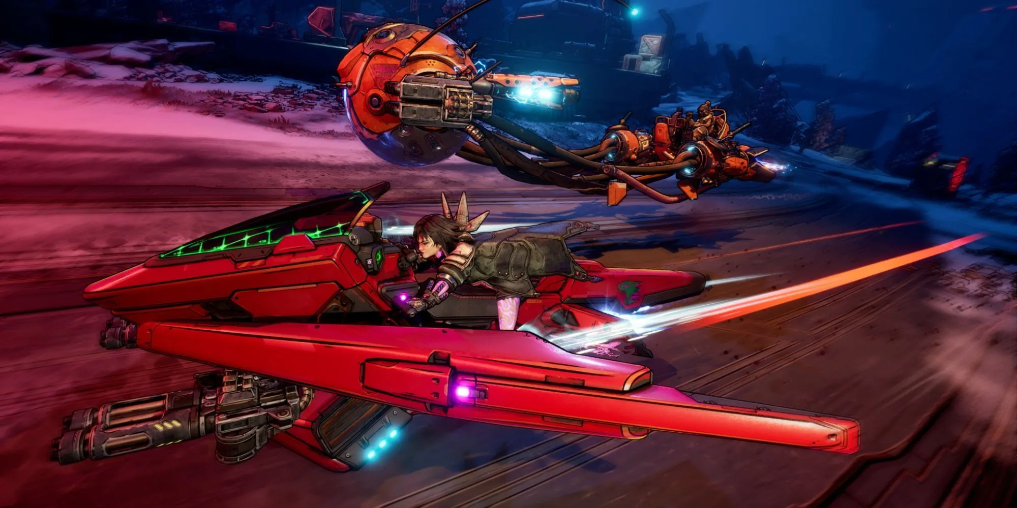 Xe cộ ấn tượng trong Borderlands 4, thể hiện quy mô vũ trụ game
