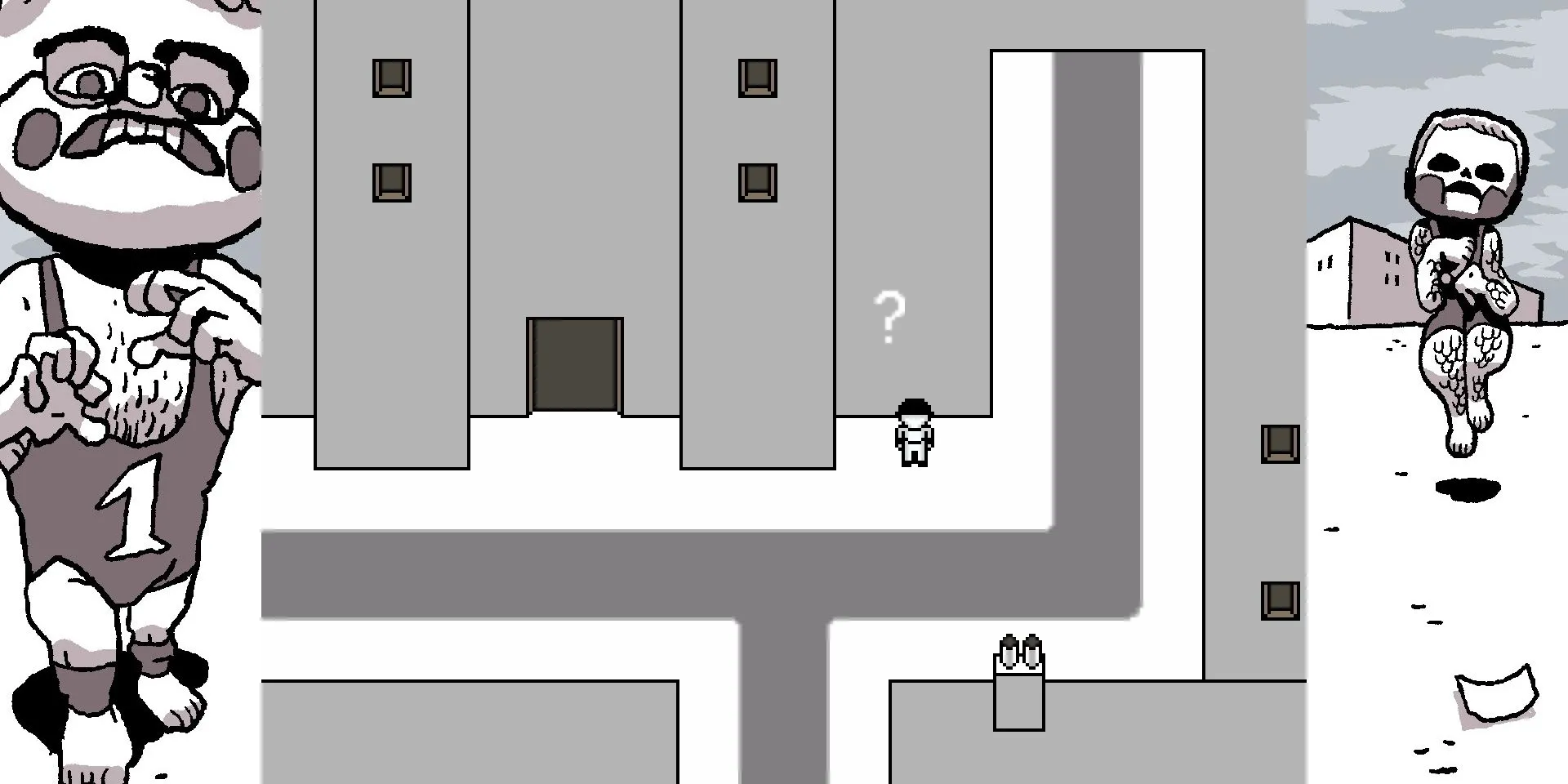 Bên ngoài thư viện tại Vùng 2 Thanh Trừng trong game OFF