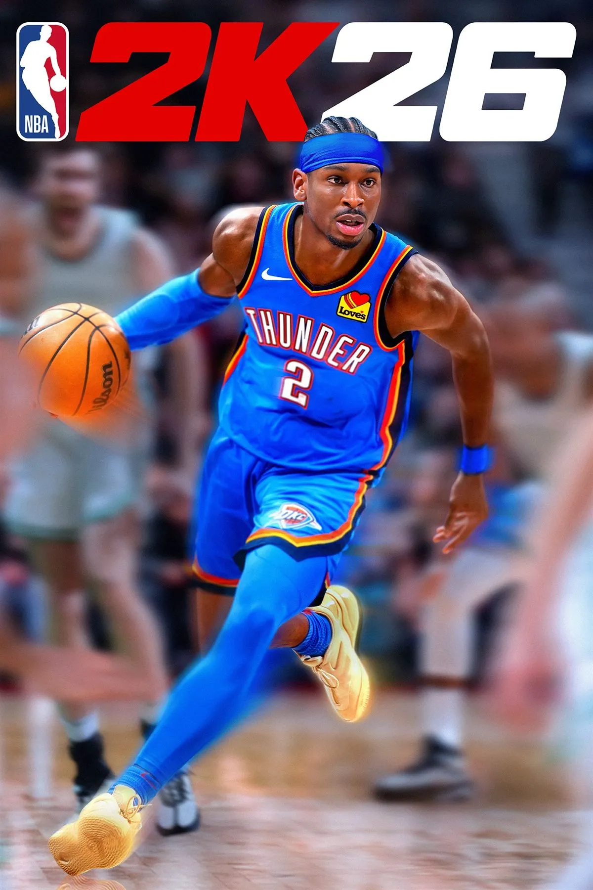 Bìa game NBA 2K26 phiên bản tiêu chuẩn, nổi bật với hình ảnh Shai Gilgeous-Alexander