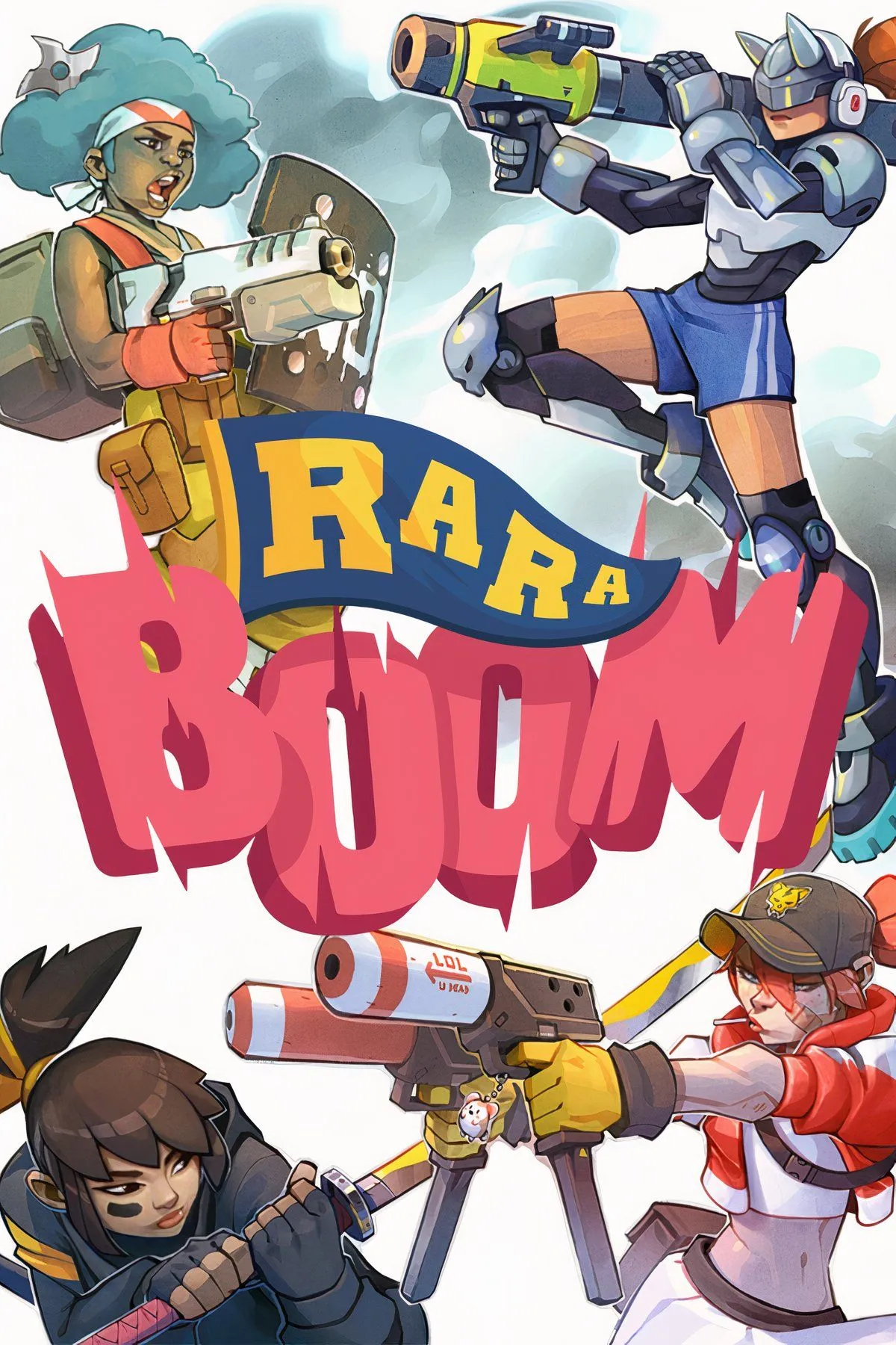 Cảnh hành động dồn dập trong game co-op Ra Ra Boom