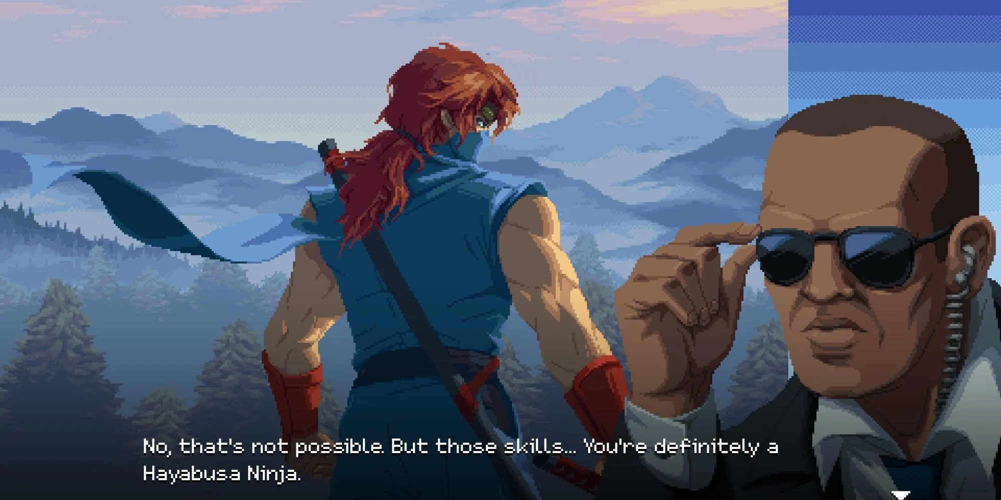 Cốt truyện Ninja Gaiden Ragebound giới thiệu nhân vật Kenji Mozu và Kumori hợp nhất