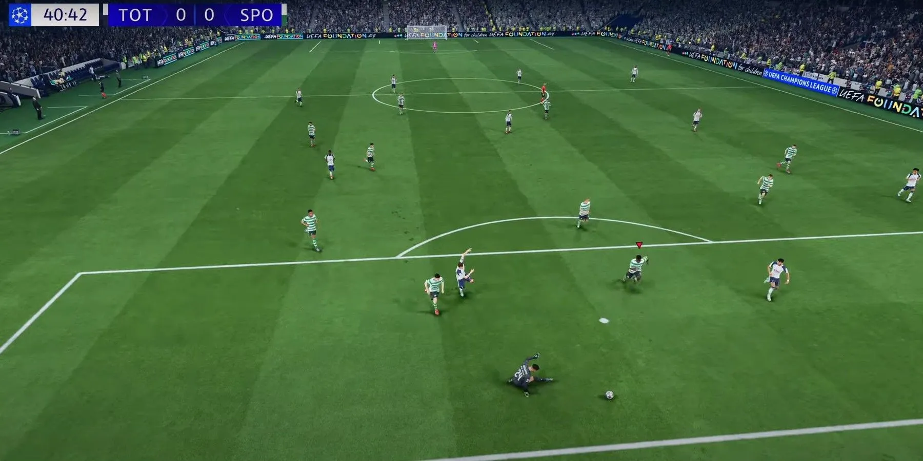 Giao diện EA Sports FC 26 với logo và sân vận động