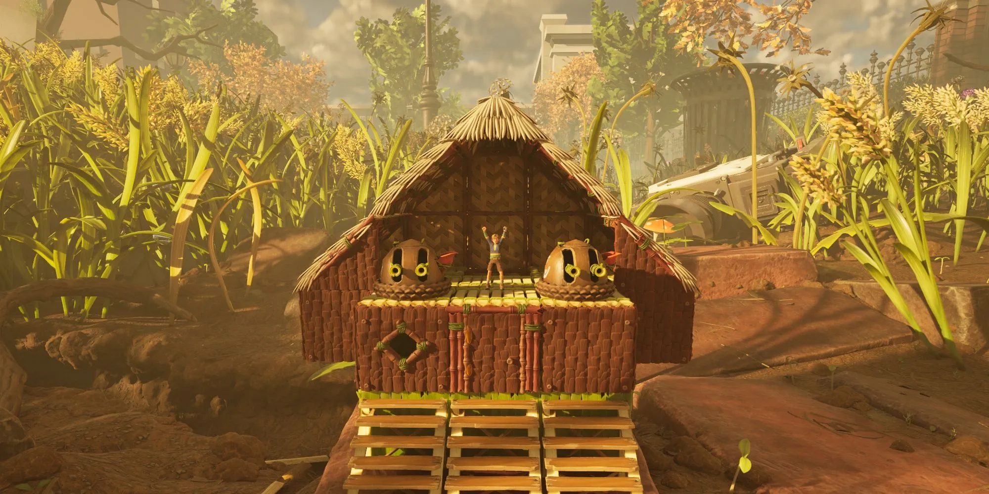 Hệ thống xây dựng căn cứ trong Grounded 2, cho phép game thủ tạo ra nơi trú ẩn an toàn và tùy chỉnh trong thế giới côn trùng.
