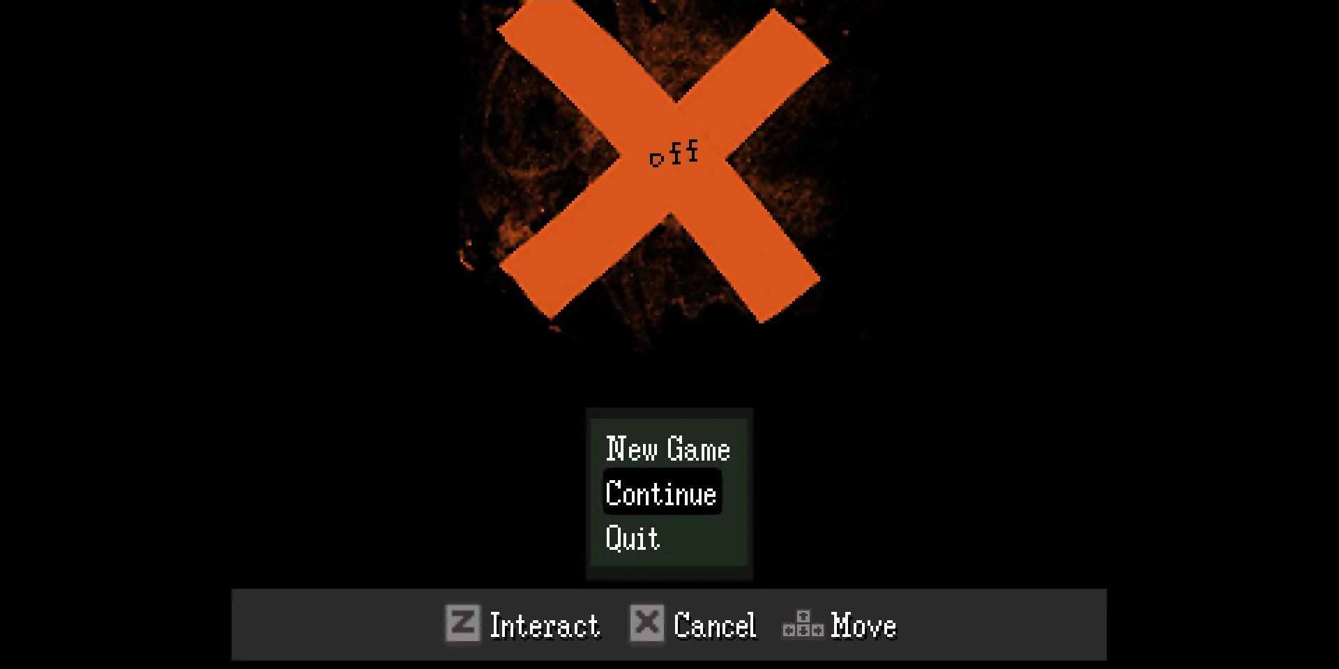 Màn hình tiêu đề ấn tượng của game OFF Remaster, chào đón người chơi khám phá thế giới lạ lùng