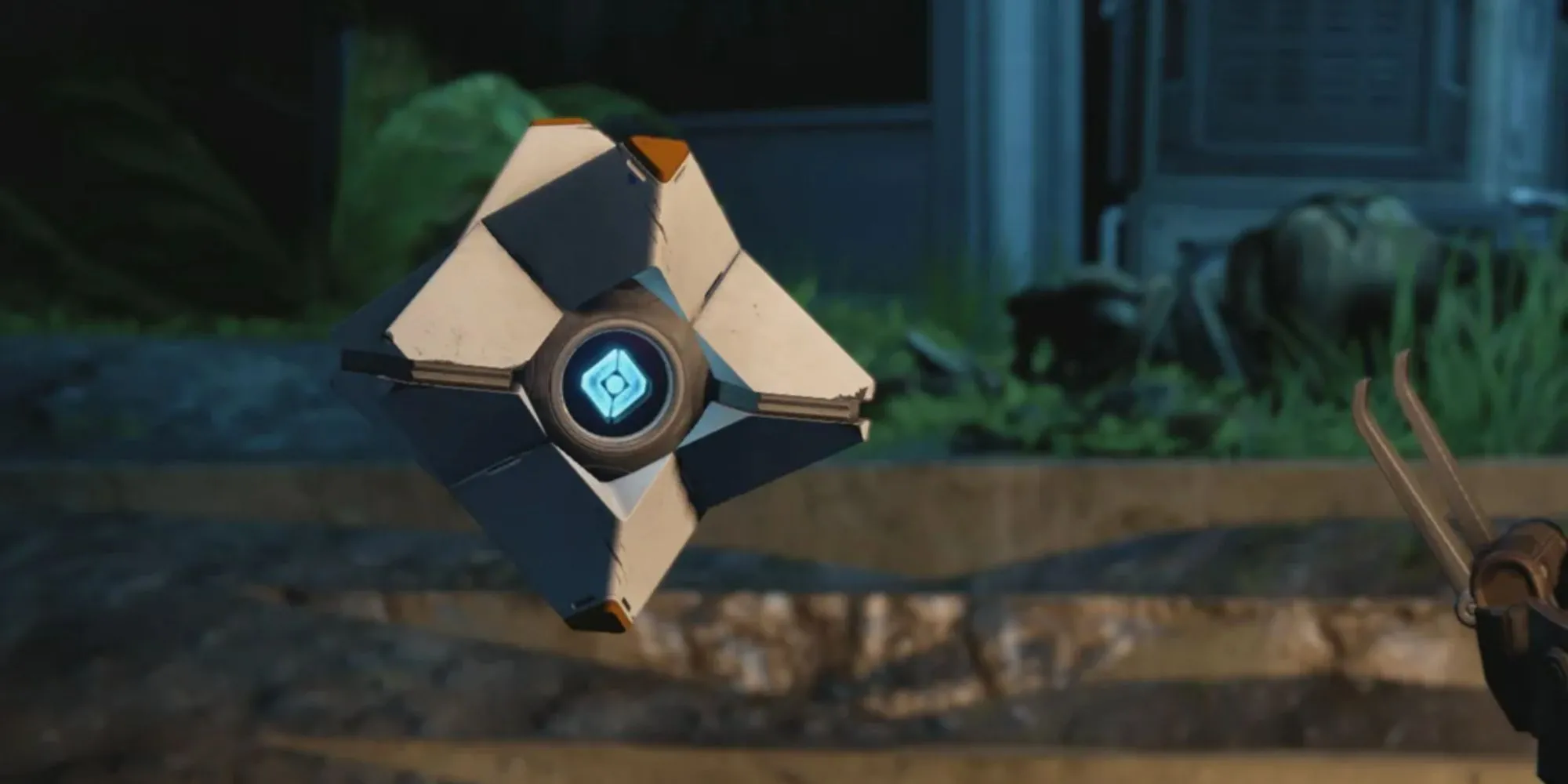 Nhân vật Ghost trong Destiny, tượng trưng cho câu chuyện bị cắt giảm