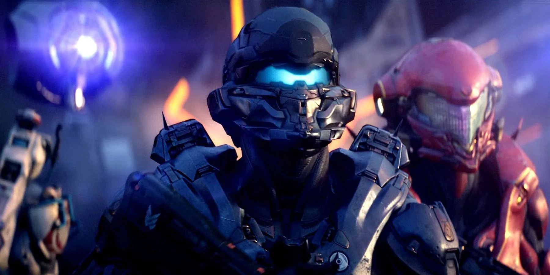 Spartan Locke trong Halo 5 Guardians, một nhân vật được quảng bá là thợ săn Master Chief