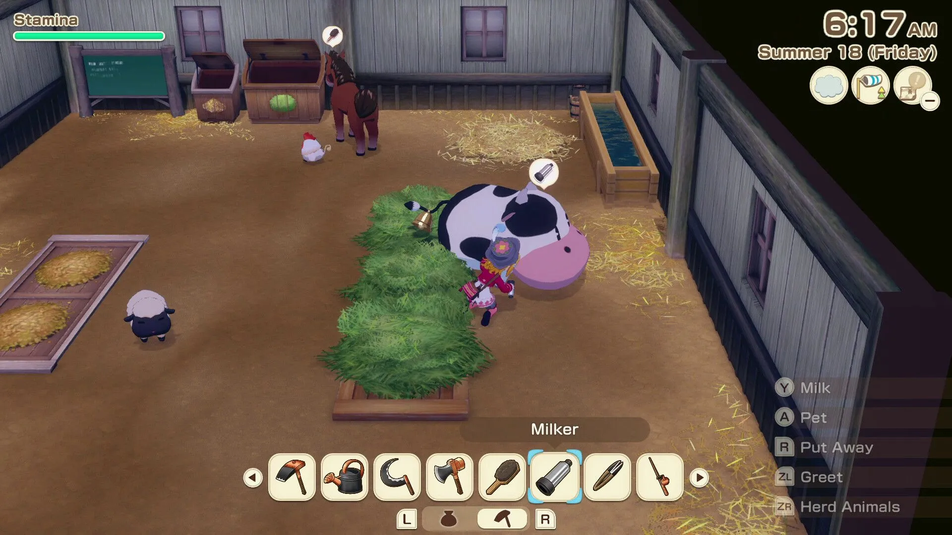 Story of Seasons Grand Bazaar: Hai nhân vật đang trò chuyện lãng mạn dưới ánh nắng.