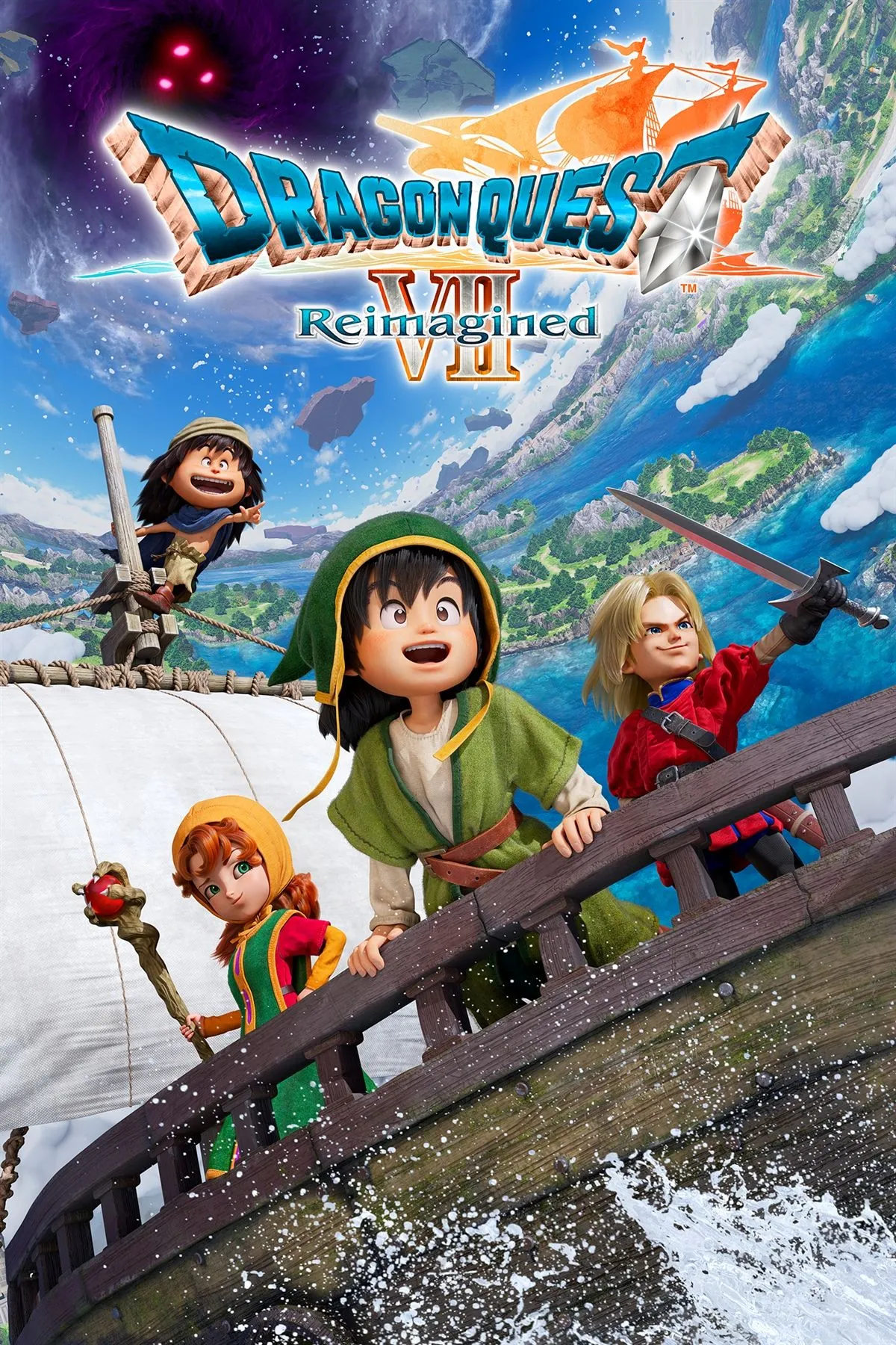 Ảnh Dragon Quest VII Reimagined - art diorama mới cho bản làm lại quy mô lớn