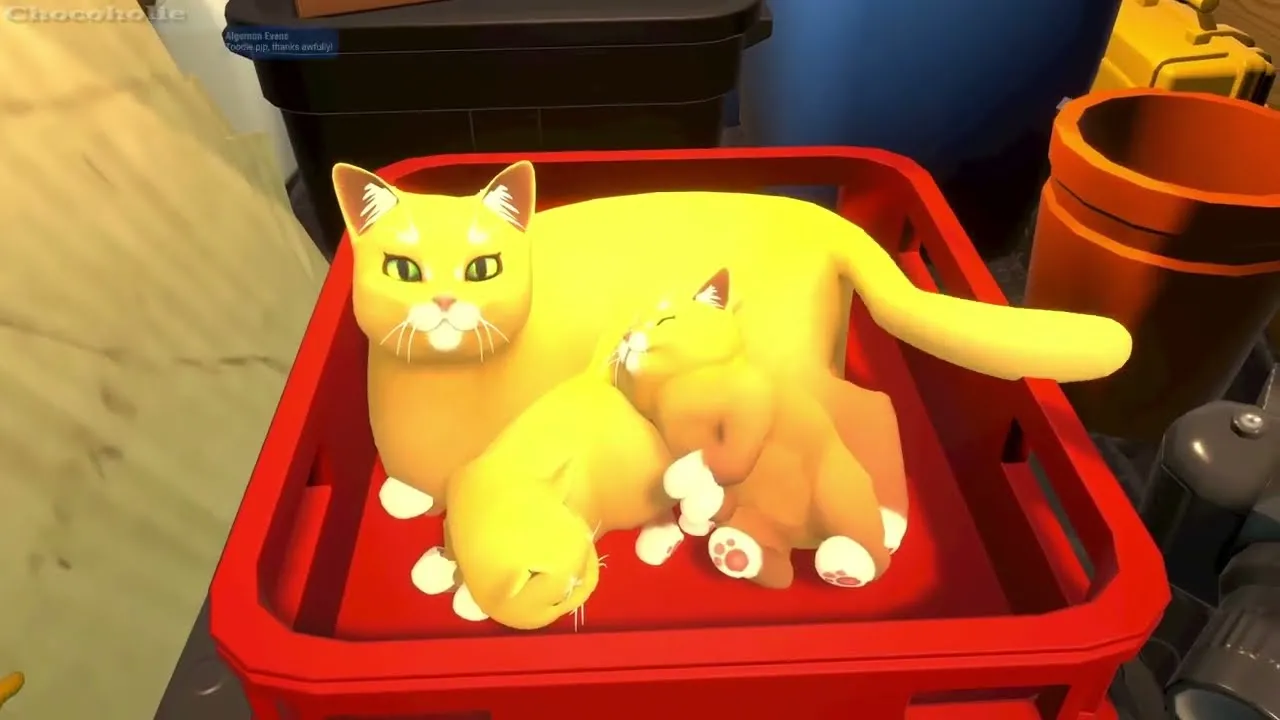 Ảnh kết thúc PowerWash Simulator với biểu tượng mèo/gnome