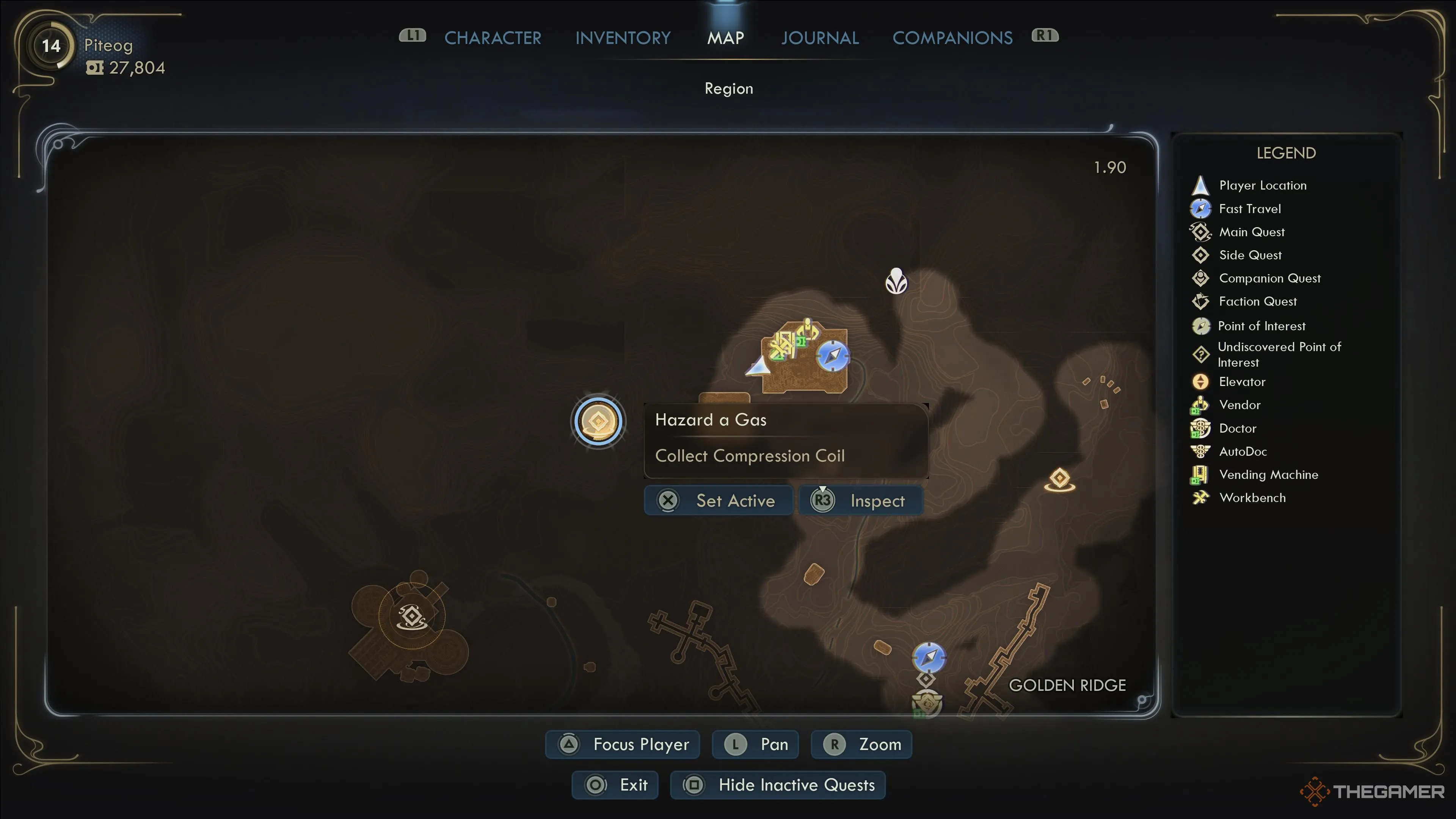 Bản đồ vị trí AutoDoc Compression Coil #4 trên Golden Ridge