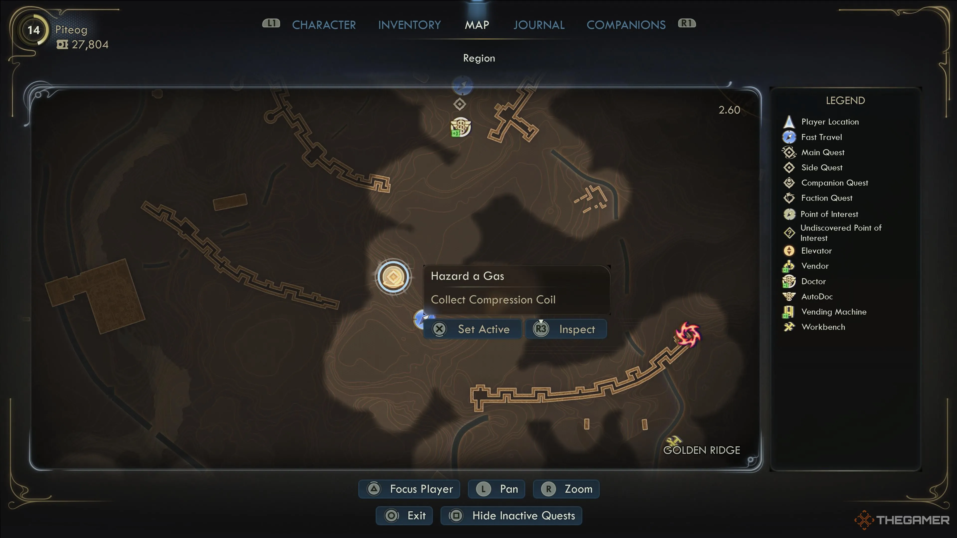 Bản đồ vị trí AutoDoc Compression Coil #6 trên Golden Ridge