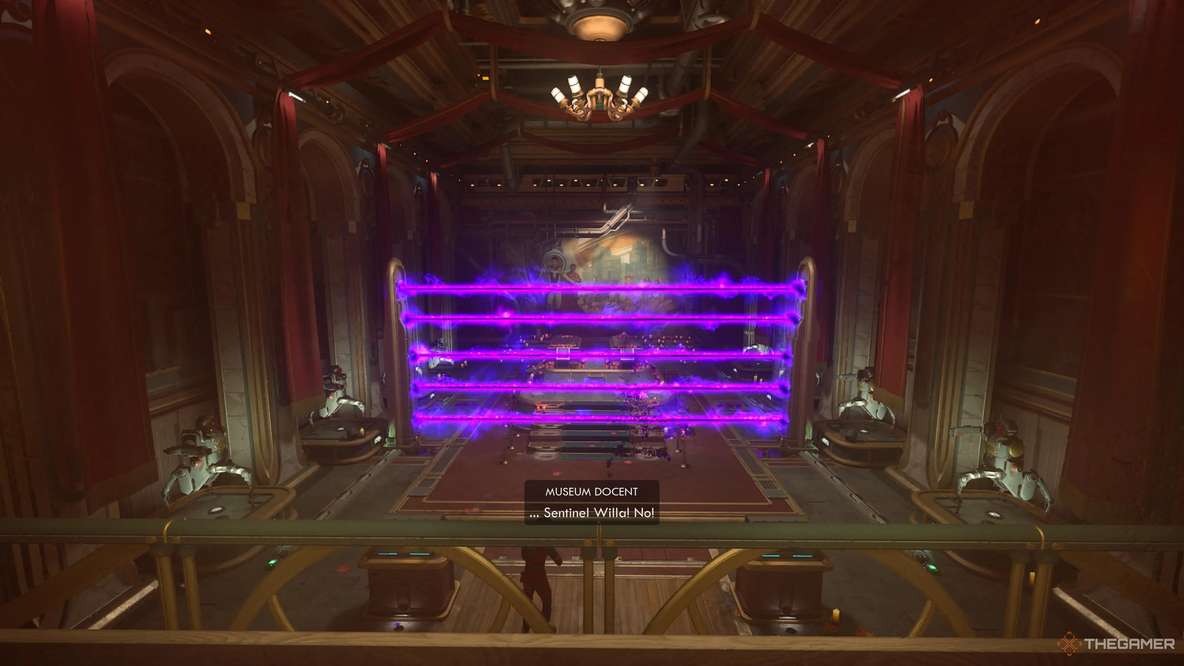 Bẫy kích hoạt trong tomb of the matriarch, cần N-Ray để phát hiện trong The Outer Worlds 2